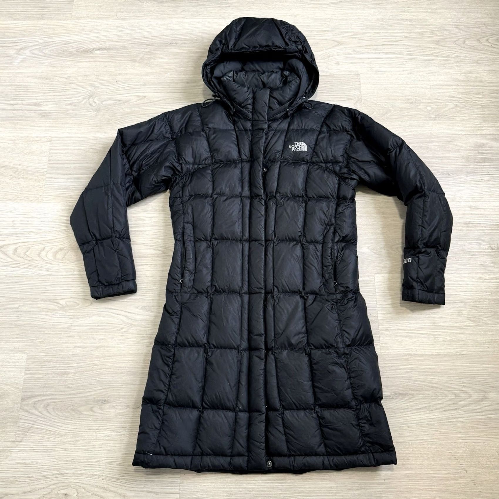 The North Face The North Face Parka Jacket Womens XS BLK Down 600 Hooded Metropolis Parka Coat Long Nylon Zip Size XS / US 0-2 / IT 36-38 - 2 Thumbnail