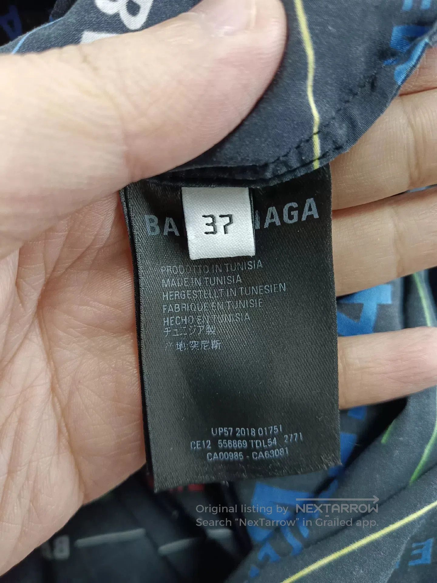 Balenciaga balenciaga short sleeve patterned shirt. Size US M / EU 48-50 / 2 - 4 Thumbnail