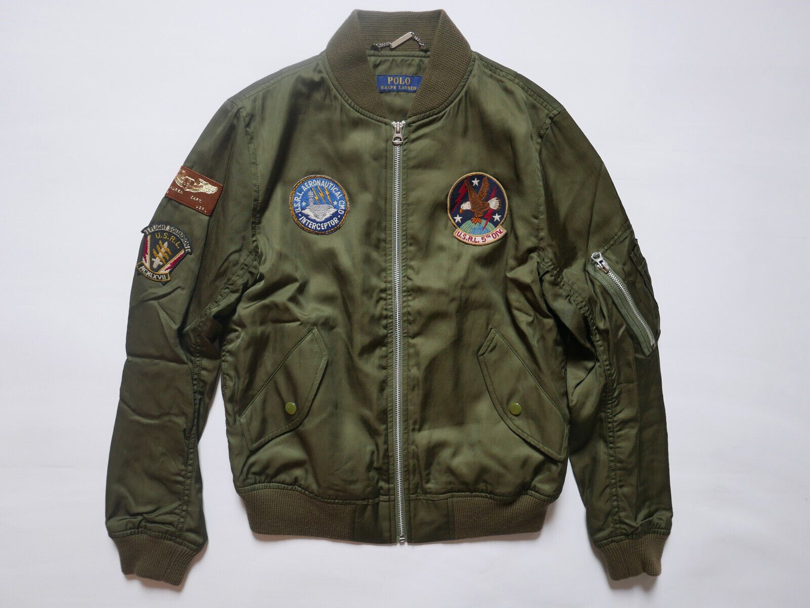 Polo Ralph Lauren Polo Ralph Lauren Jacket Bomber Embroidered Eagle XS Size XS / US 0-2 / IT 36-38 - 2 Thumbnail