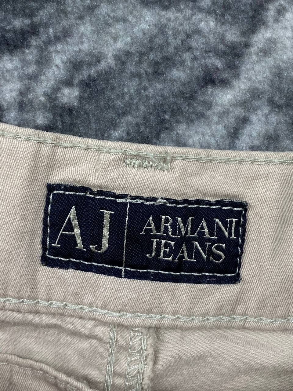 Armani Armani Jeans Comfort Fit Jeans Big Logo Men Size 38 Beige Size US 38 / EU 54 - 10 Thumbnail