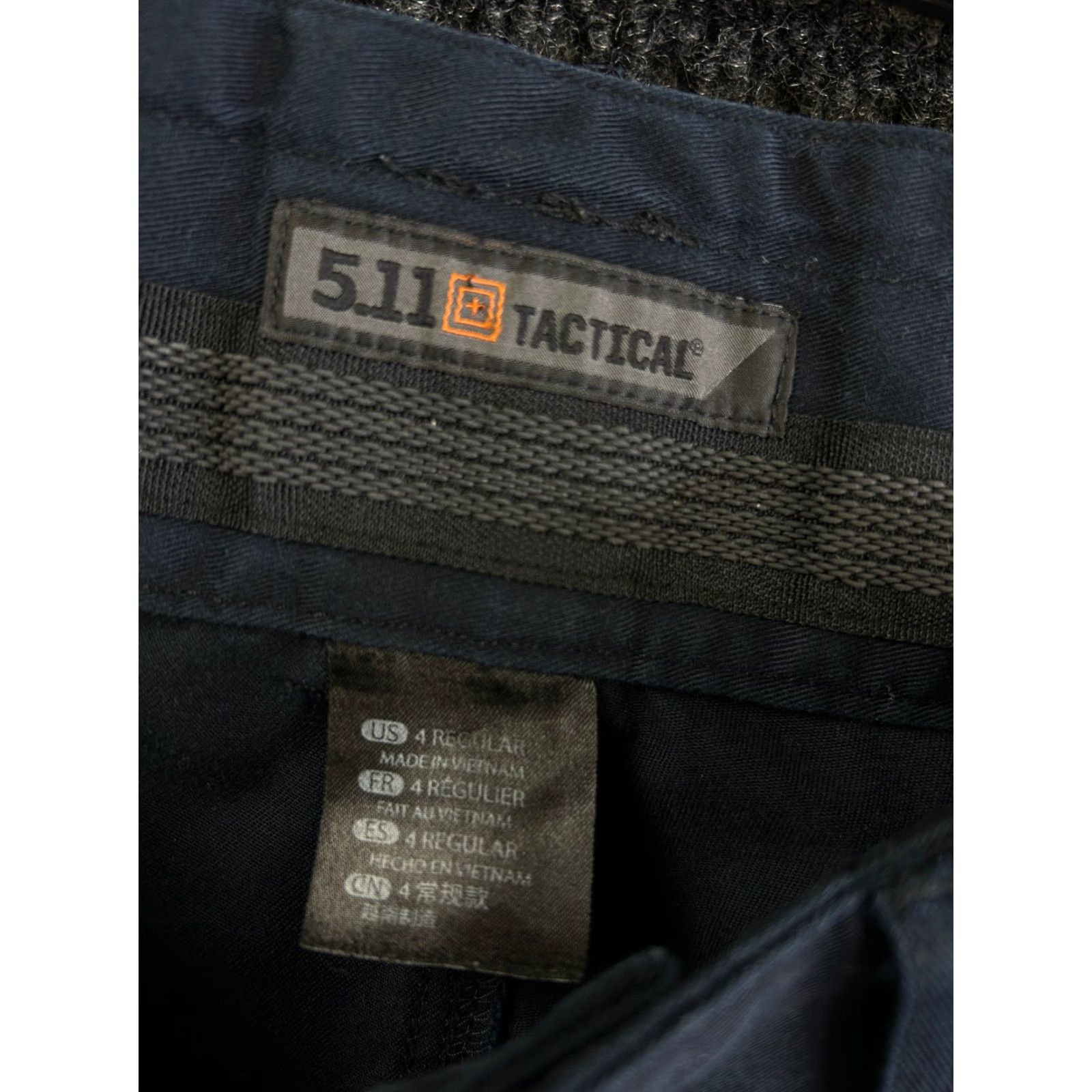Vintage 5.11 Tactical Womens Cargo Pants 4 Navy Blue Multi Pocket Utility EMT Pants Size 27" / US 4 / IT 40 - 4 Thumbnail