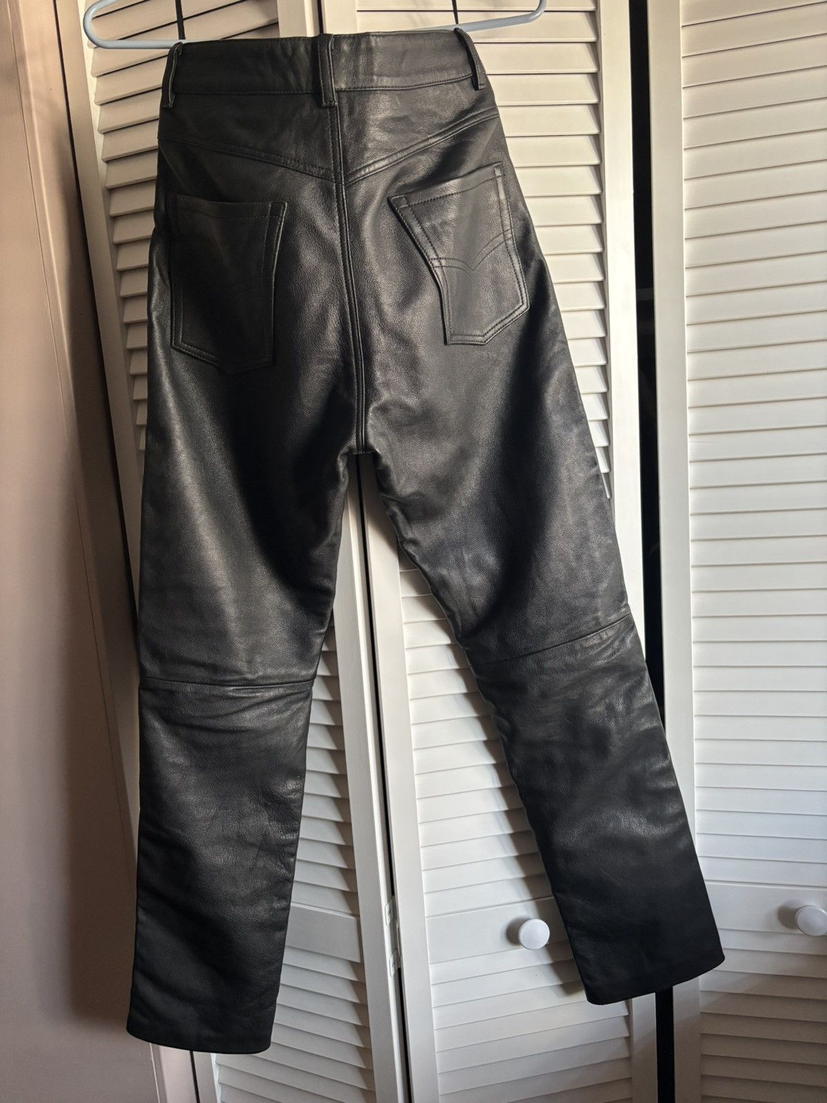 Other UK OTHER UK LEATHER PANTS Size 28" / US 6 / IT 42 - 4 Thumbnail