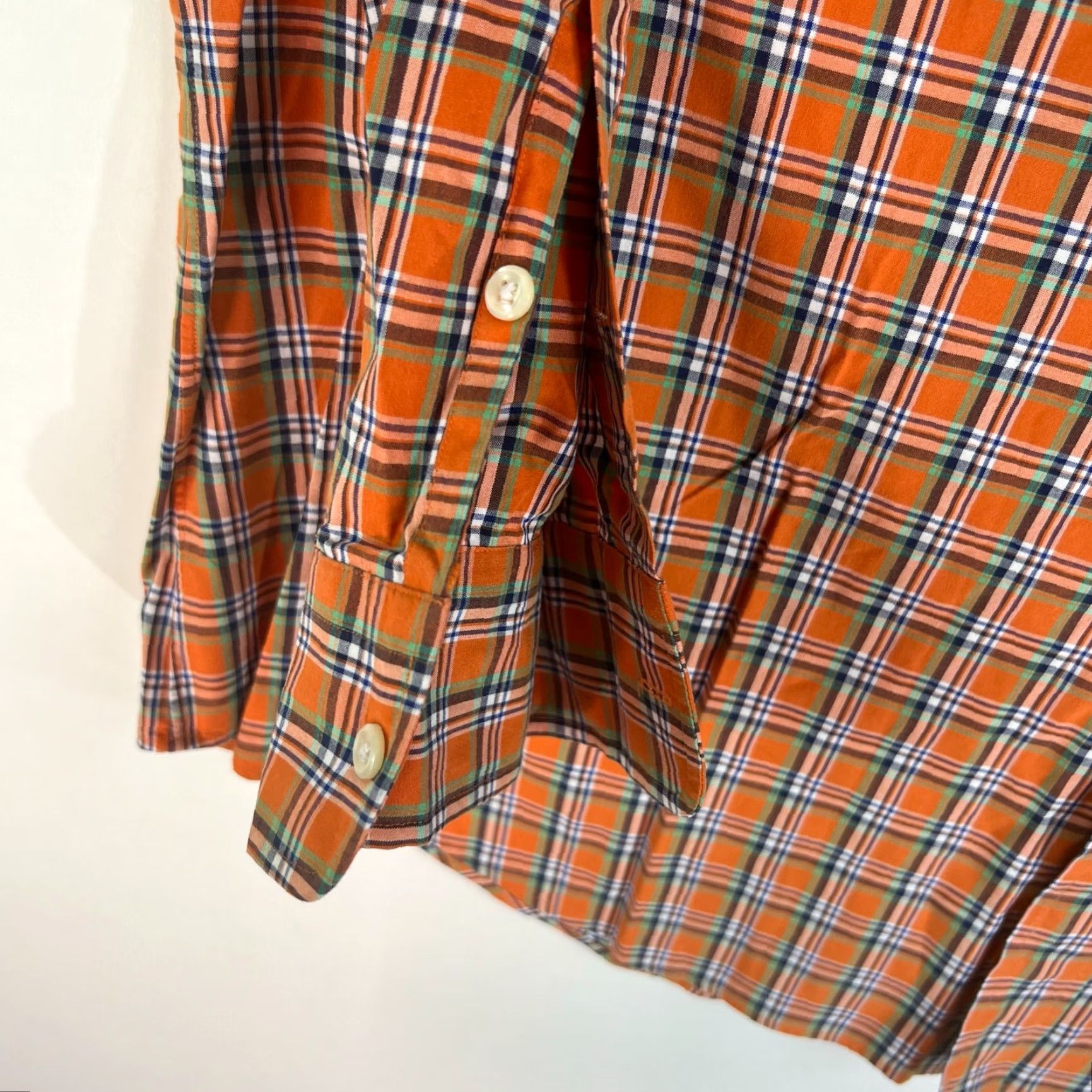 Polo Ralph Lauren Polo By Ralph Lauren Shirt Estate Sport Plaid Button Up Mens Size XL Orange Size US XL / EU 56 / 4 - 4 Thumbnail