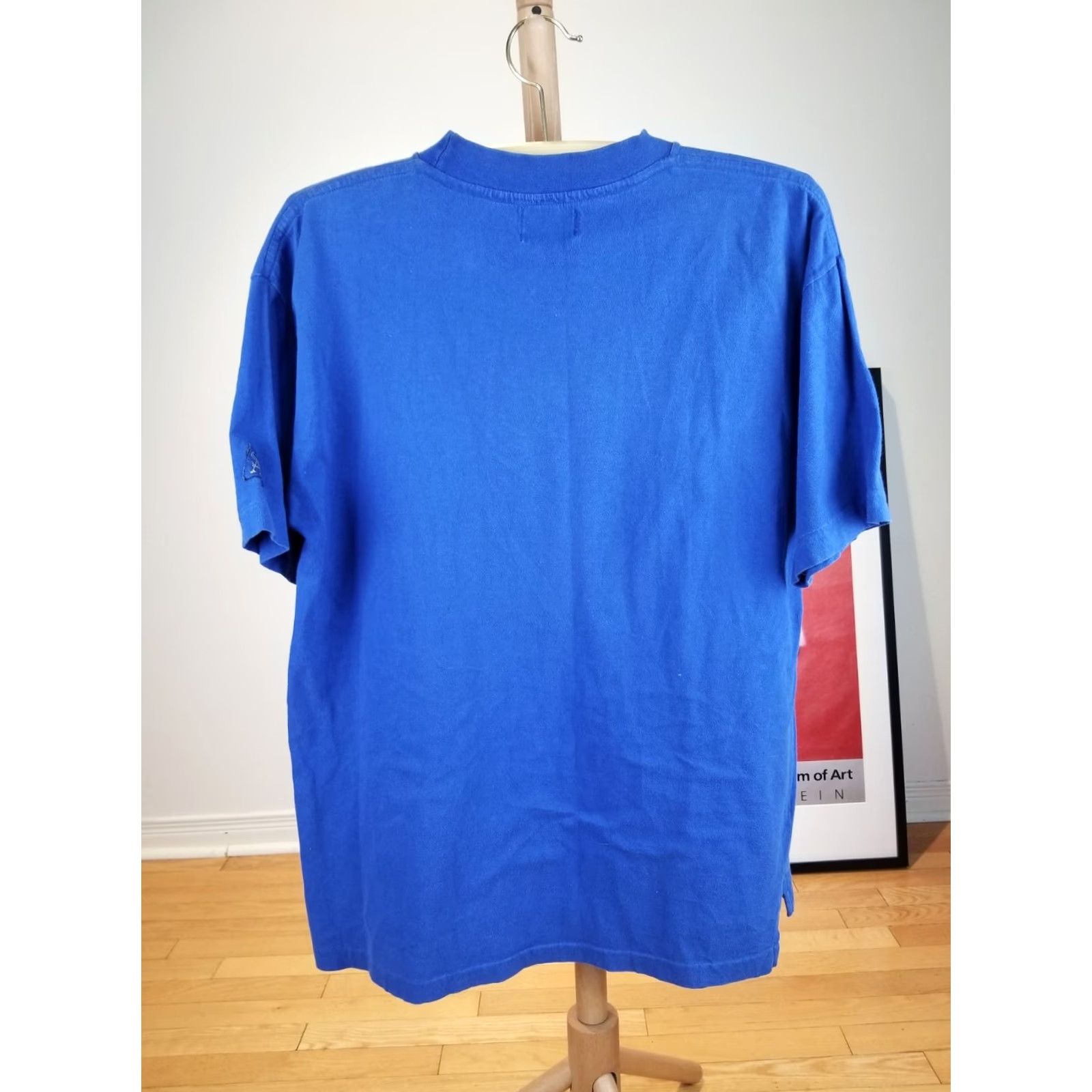 MLB VINTAGE Montreal Expos MLB Baseball T-Shirt SZ M Medium Blue Cotton Jersey Short Sleeve Round Neck Mens Boys Size US M / EU 48-50 / 2 - 6 Thumbnail
