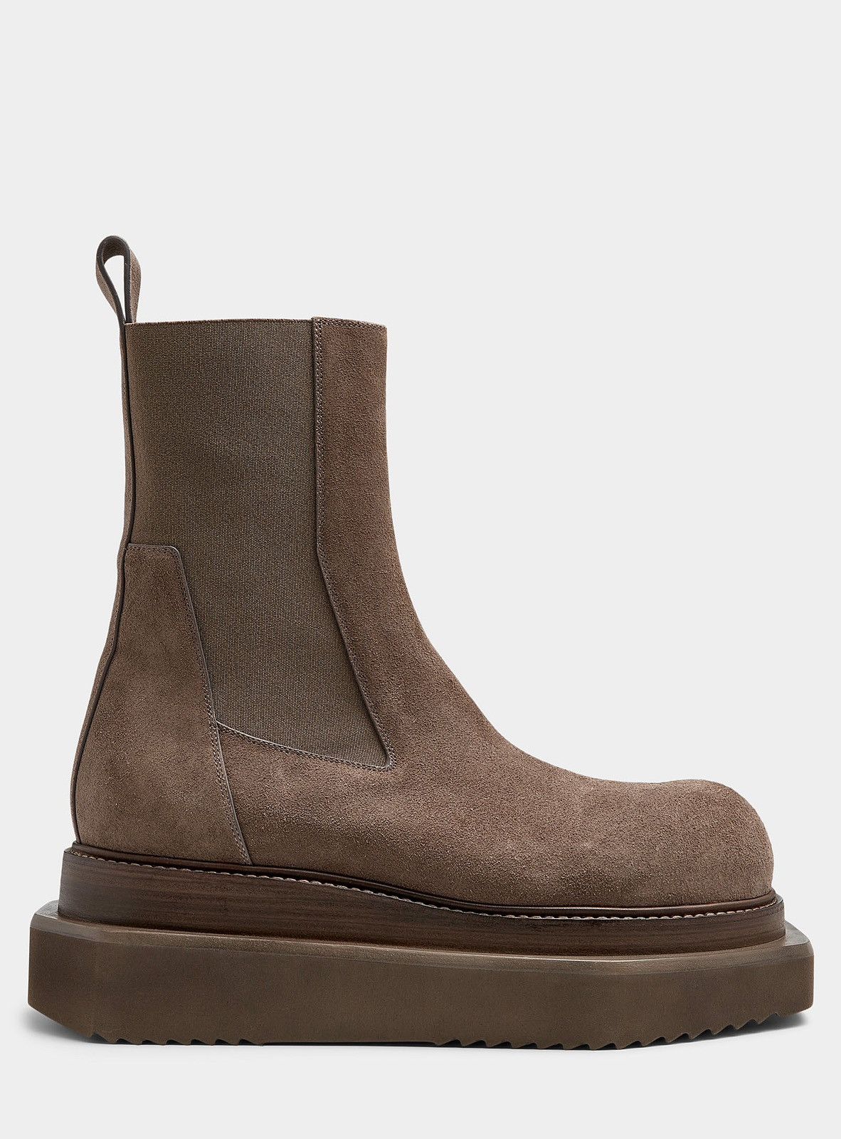 Rick Owens BEATLE TURBO CYCLOPS DUST SUEDE SS22 FOGACHINE