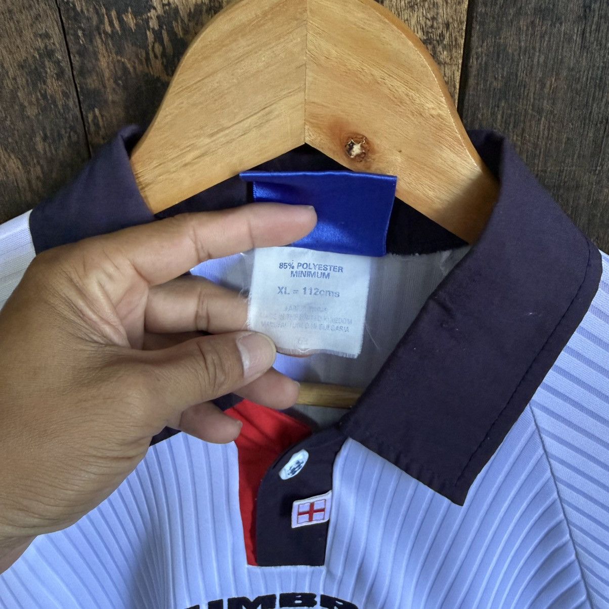 Umbro Vintage England 1998 Home Jersey (beckham) Size US XL / EU 56 / 4 - 4 Thumbnail