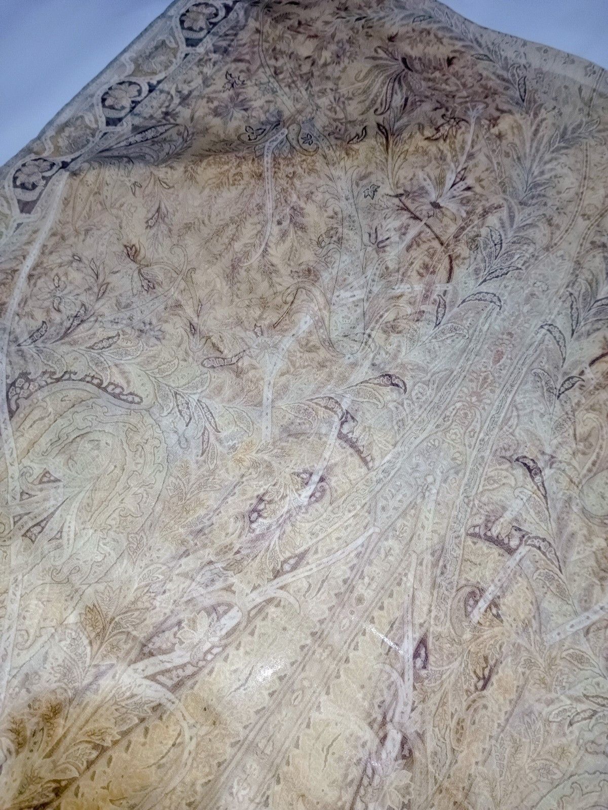 Etro ETRO MILANO ITALY Paisley Abstract Silk Scarf Shawl Size ONE SIZE - 7 Thumbnail