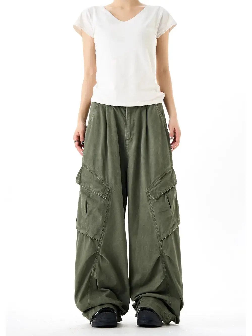 Japanese Brand × Vintage Retro Deconstructed Loose Casual Pants Size US 30 / EU 46 - 1 Thumbnail