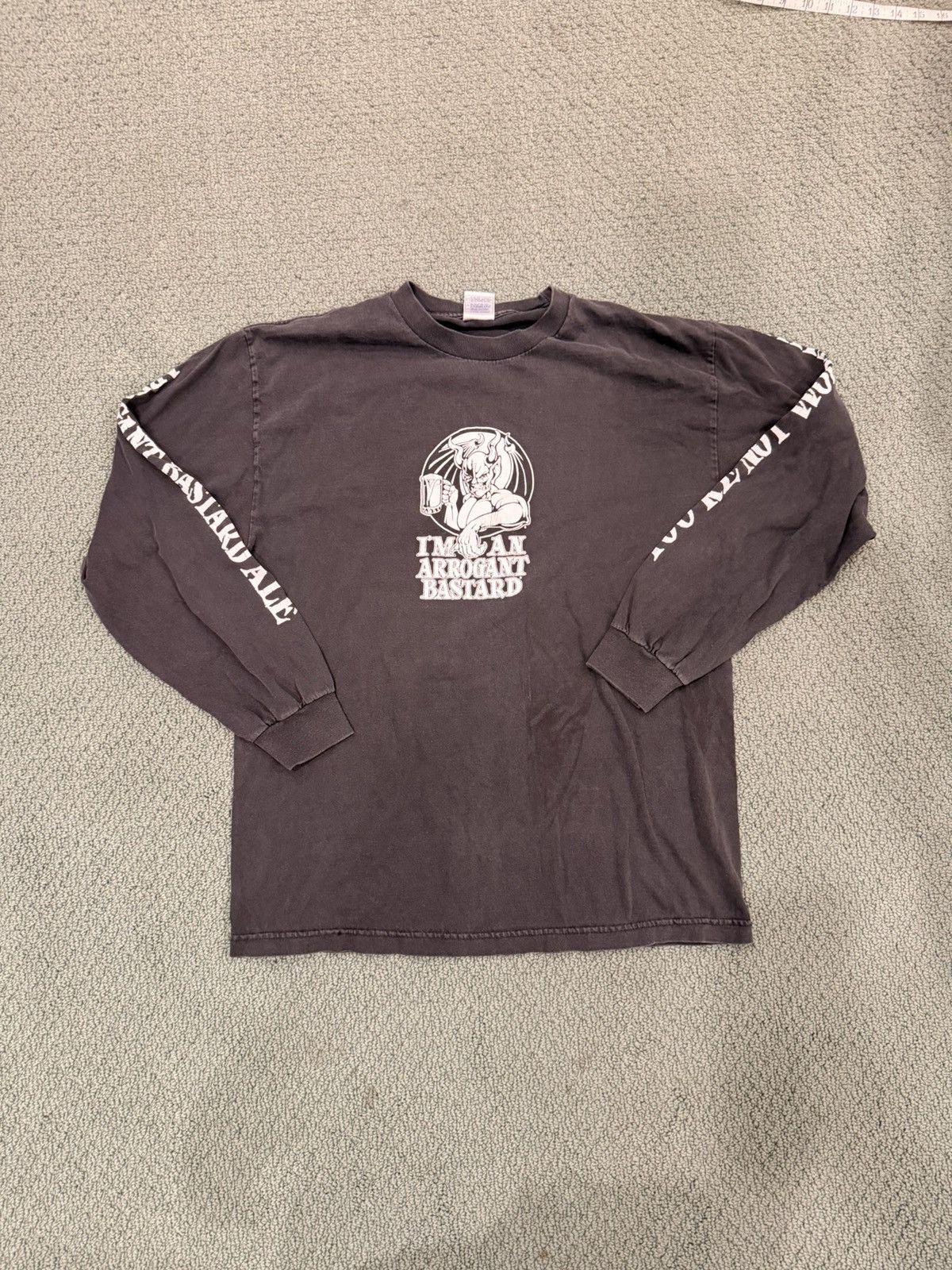 Vintage ARROGANT BASTARD ALE VINTAGE LONG SLEEVE Size US L / EU 52-54 / 3 - 1 Thumbnail