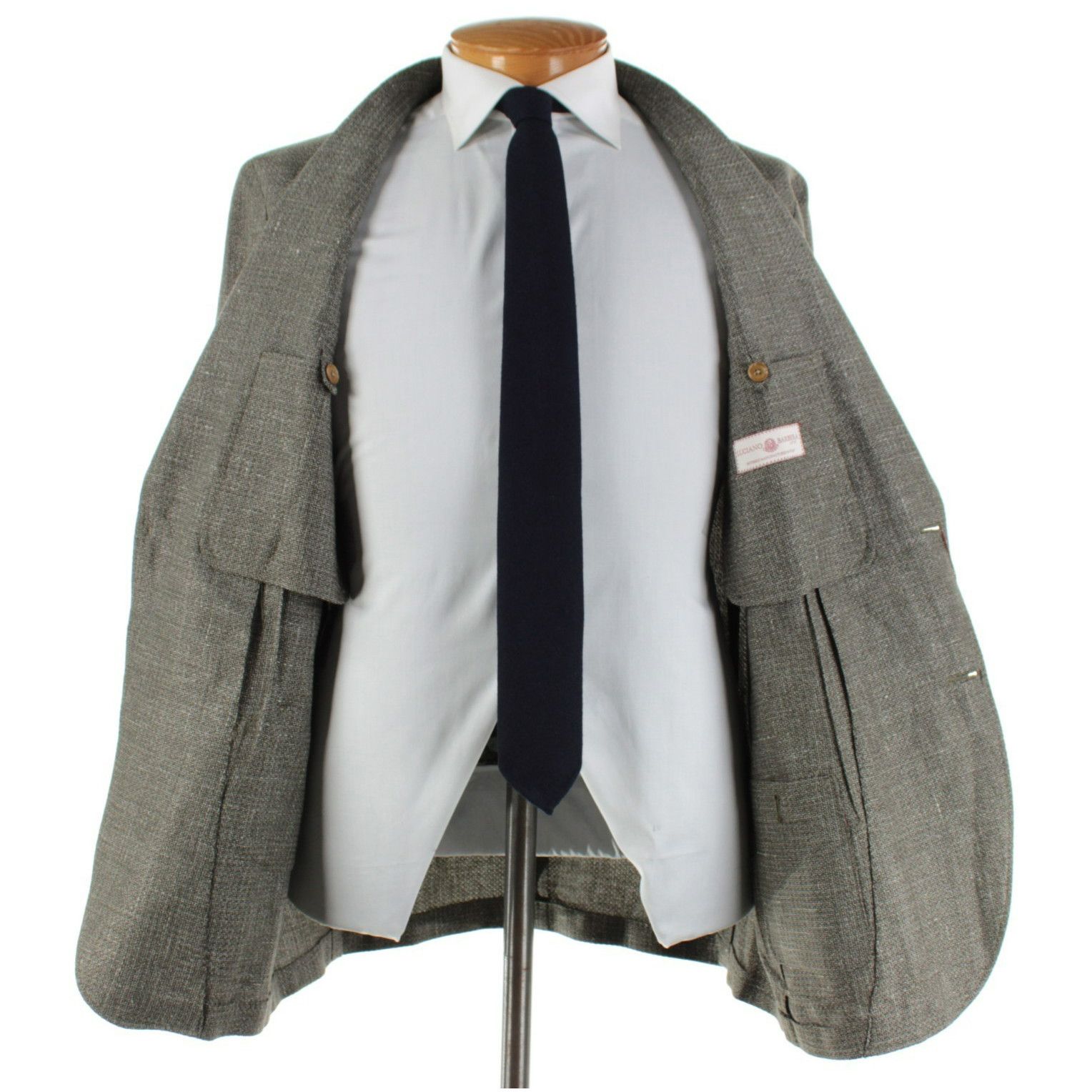 Luciano Barbera Luciano Barbera Sport Coat Size 46 US in Green Size 46R - 6 Thumbnail