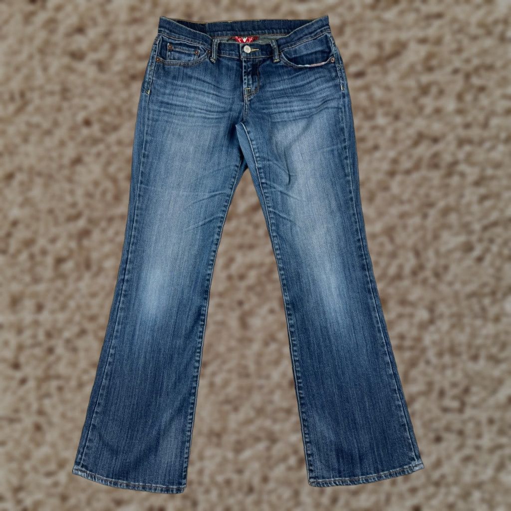 Lucky Brand VINTAGE Lucky Brand Jeans Women 8 Blue Denim Flared Cotton Blend 30x31 Size 30" / US 8 / IT 44 - 1 Thumbnail