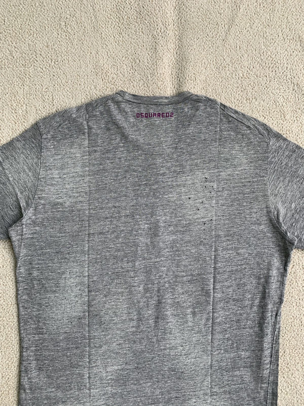 Dsquared2 × Vintage vtg dsquared2 distressed poem short sleeve t shirt Size US M / EU 48-50 / 2 - 4 Thumbnail