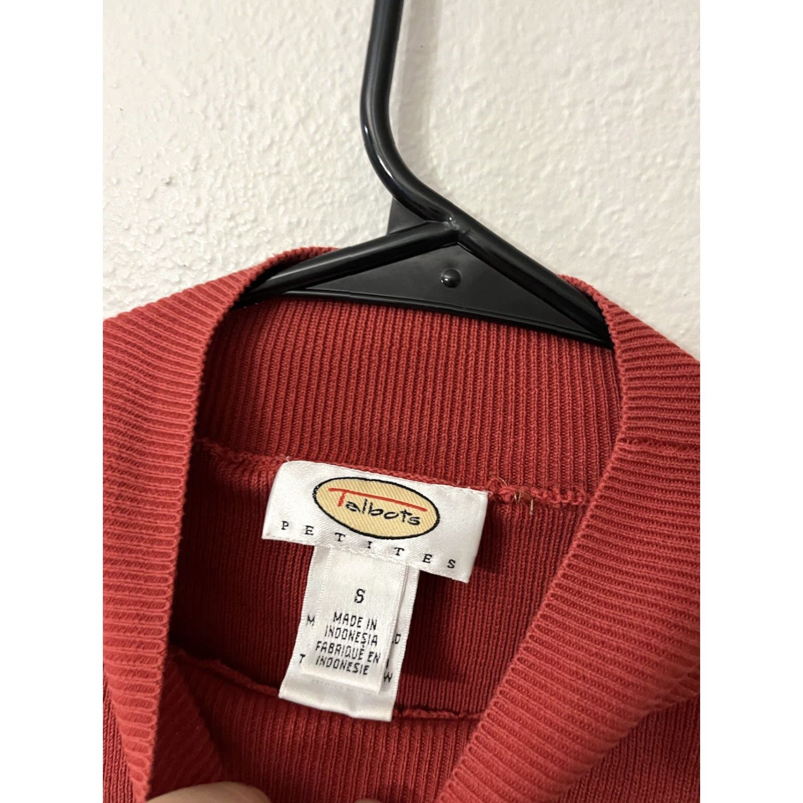 Talbots Talbots Sweater Sz Small P Red Sleeve Mock Turtleneck Cotton/modal Size S / US 4 / IT 40 - 3 Thumbnail