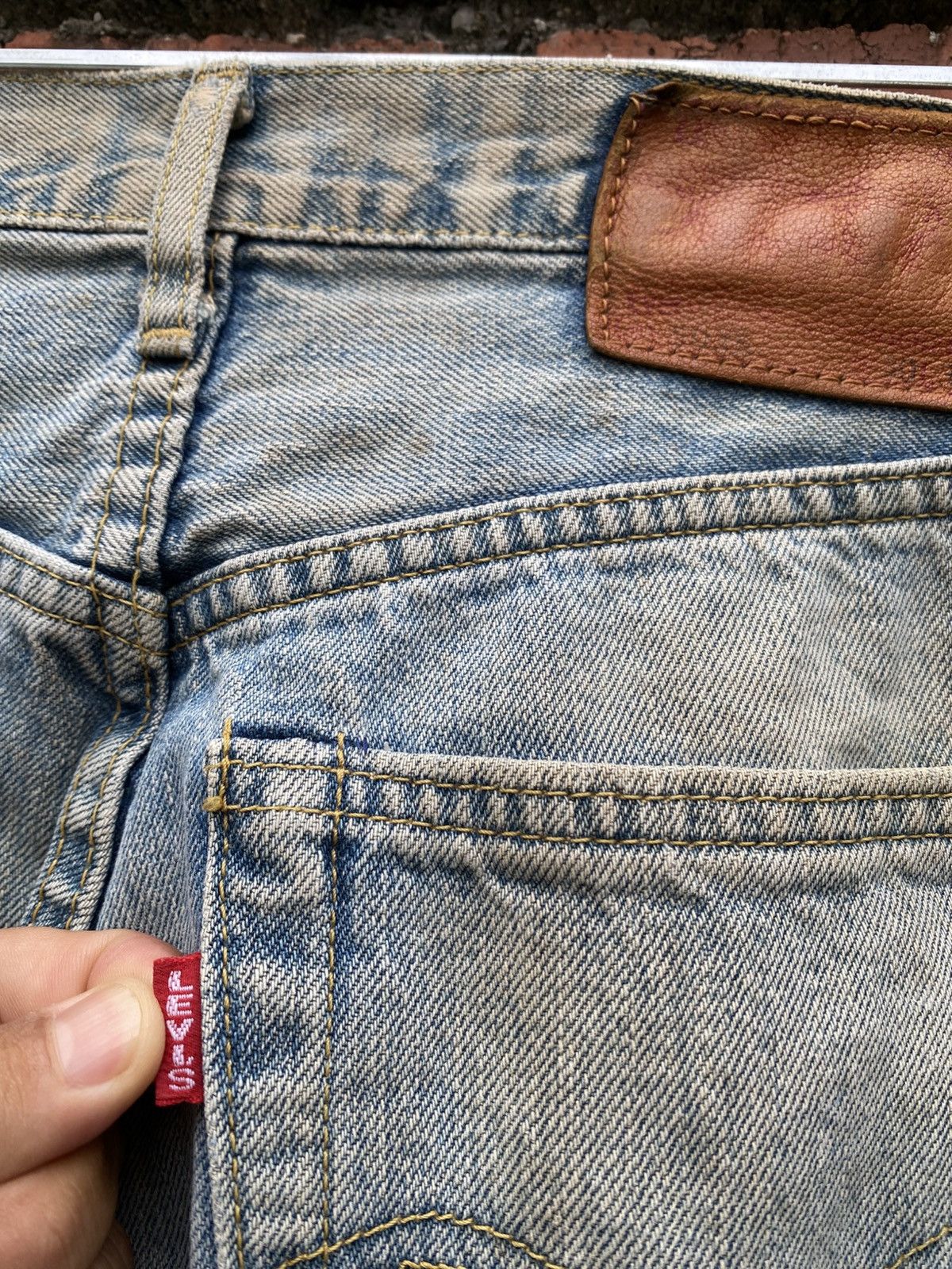 Levi's Vintage Clothing W30x34 Vintage levi's 503B Redline dirt Size US 30 / EU 46 - 7 Thumbnail