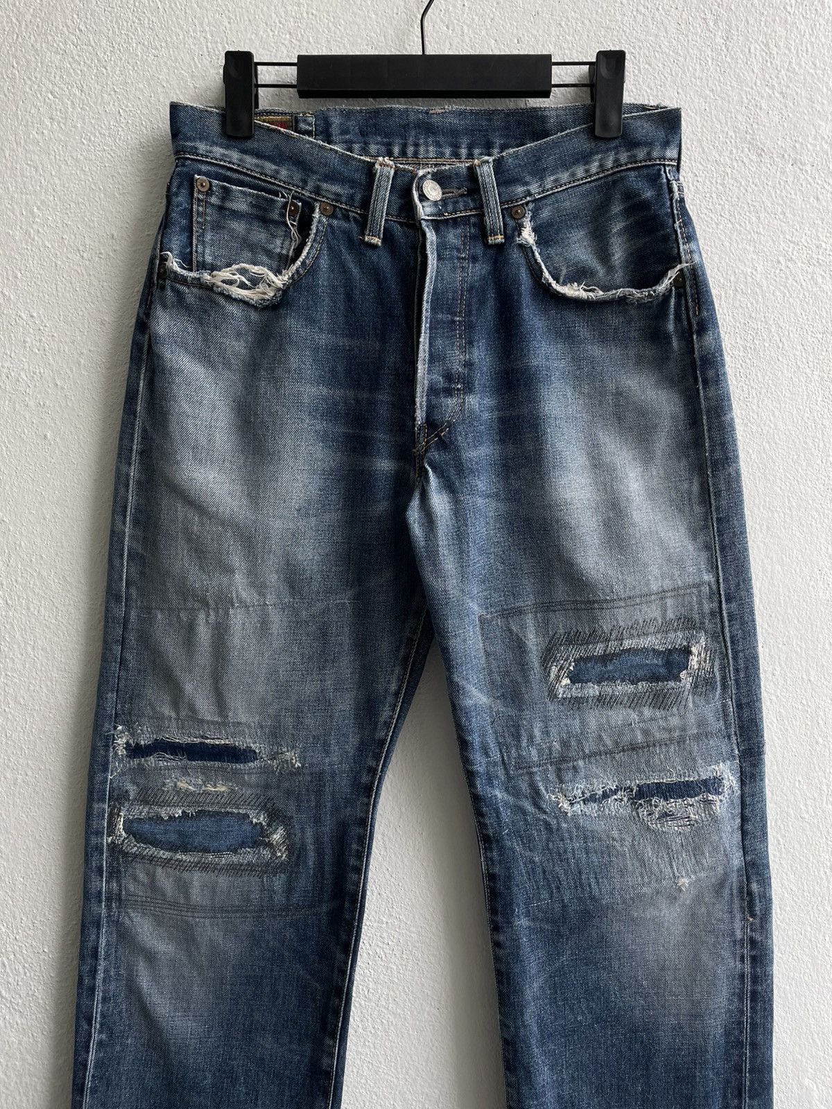 Edwin Vintage Distress Edwin Selvedge Inspired by Kapital Jeans Size US 30 / EU 46 - 2 Thumbnail