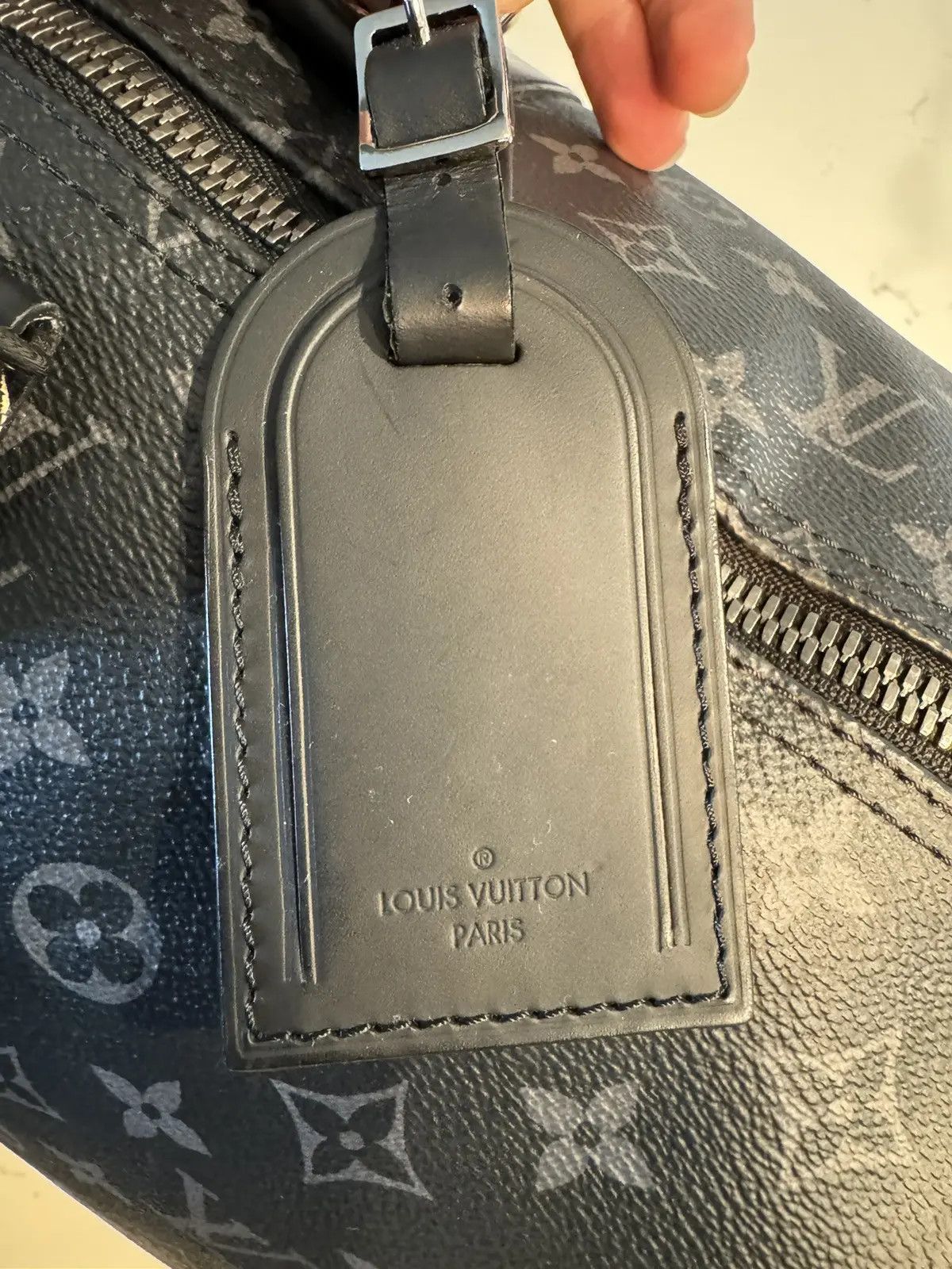 Louis Vuitton Louis Vuitton Bandouliere Keepall 55 Eclipse Monogram Size ONE SIZE - 13 Thumbnail