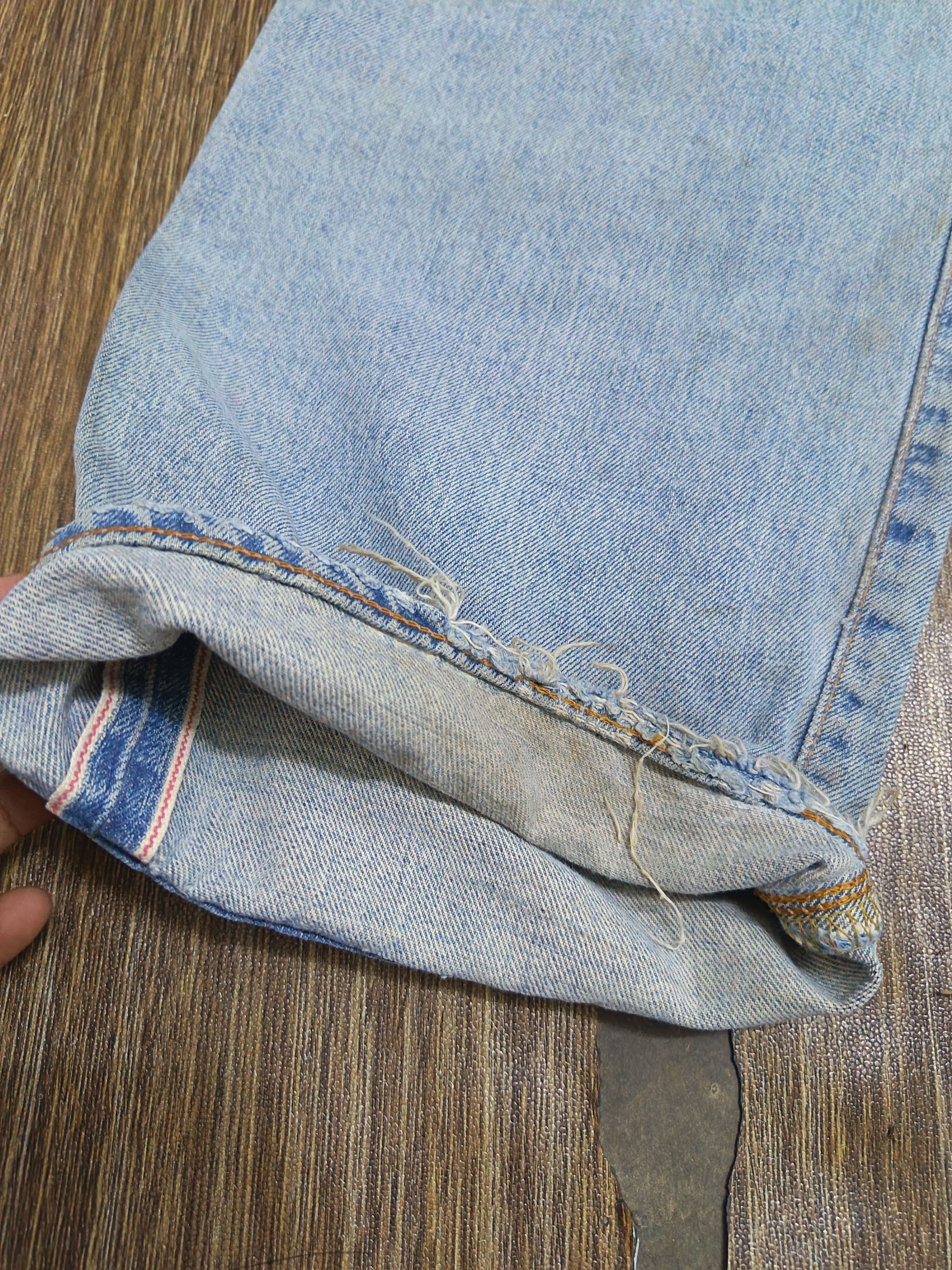 Edwin Vintage stain faded edwin 505x selvedge Size US 33 - 19 Thumbnail
