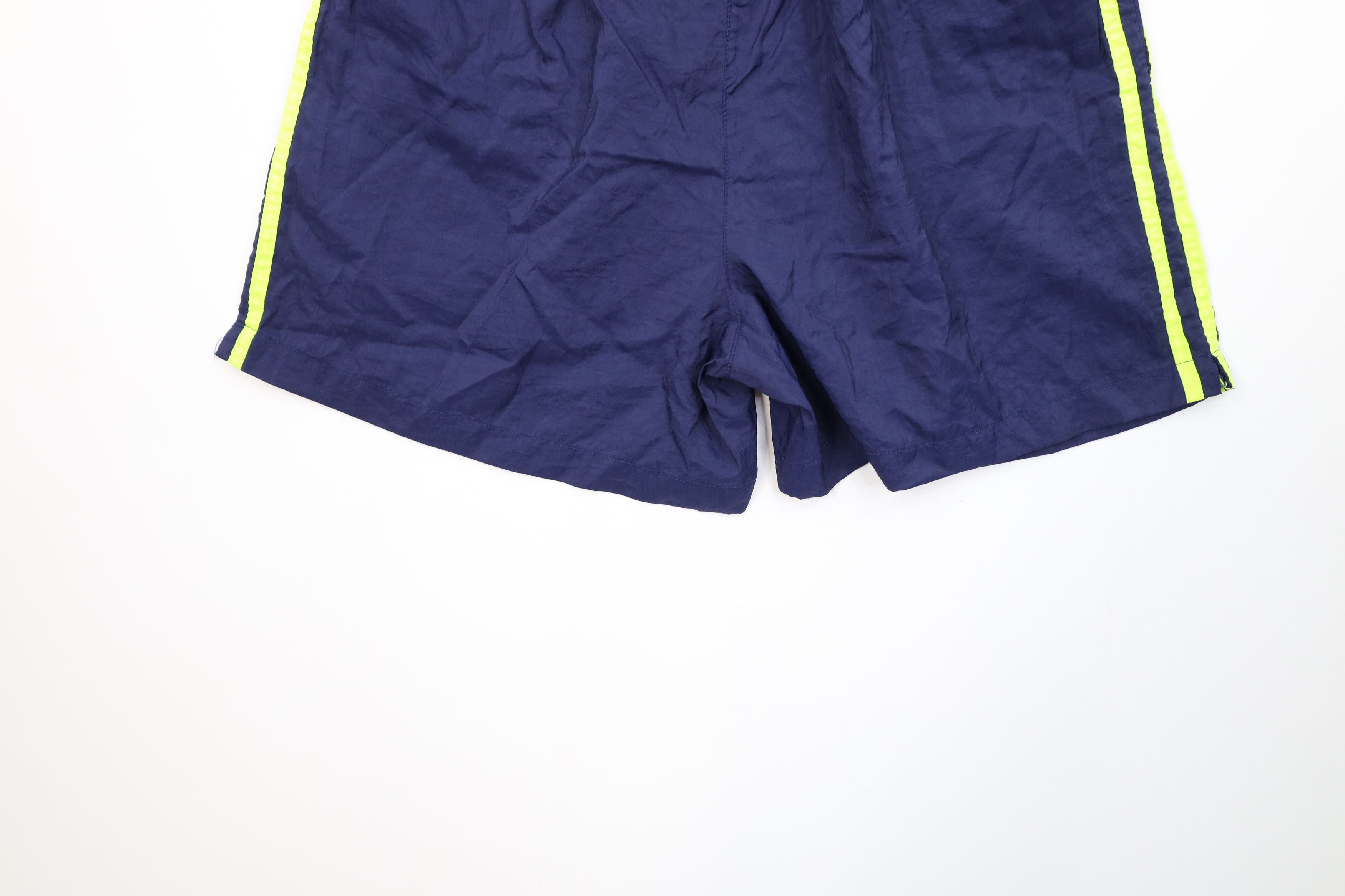 Adidas Vintage 90s Adidas Running Jogging Soccer Shorts Nylon Blue Size US 32 / EU 48 - 13 Thumbnail