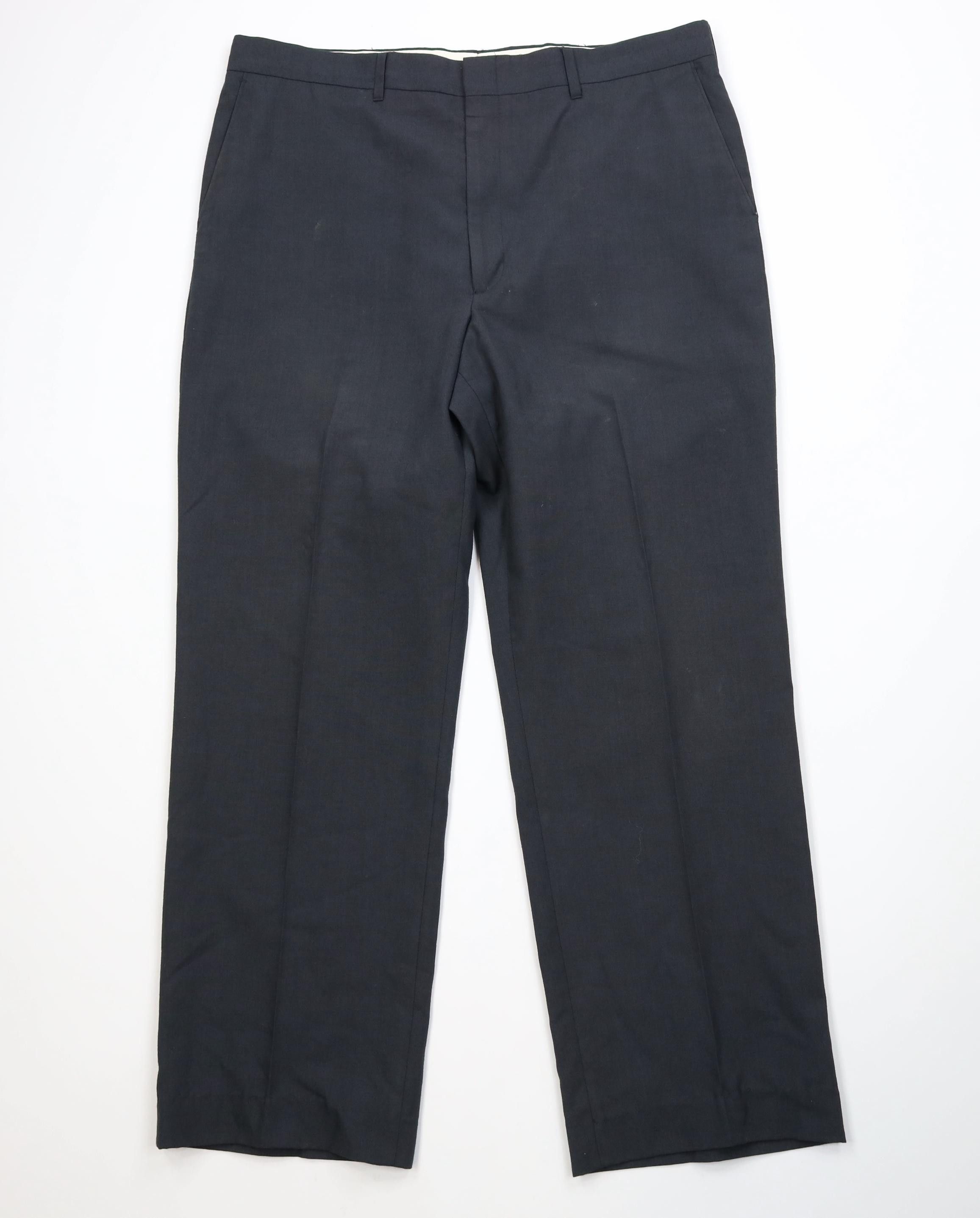 Vintage Vintage 90s Streetwear Blend Knit Wide Leg Chino Pants Size US 38 / EU 54 - 1 Thumbnail