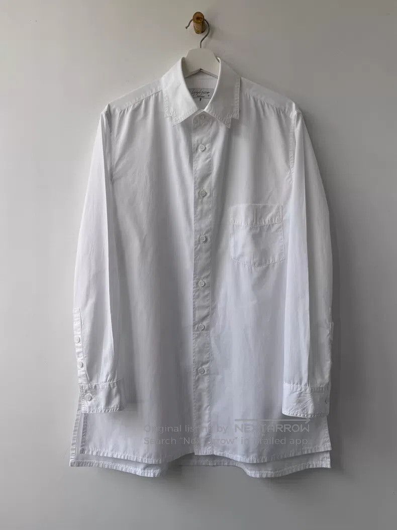 Yohji Yamamoto Yohji Yamamoto 21AW Shaped Neck Shirt Size US M / EU 48-50 / 2 - 1 Thumbnail