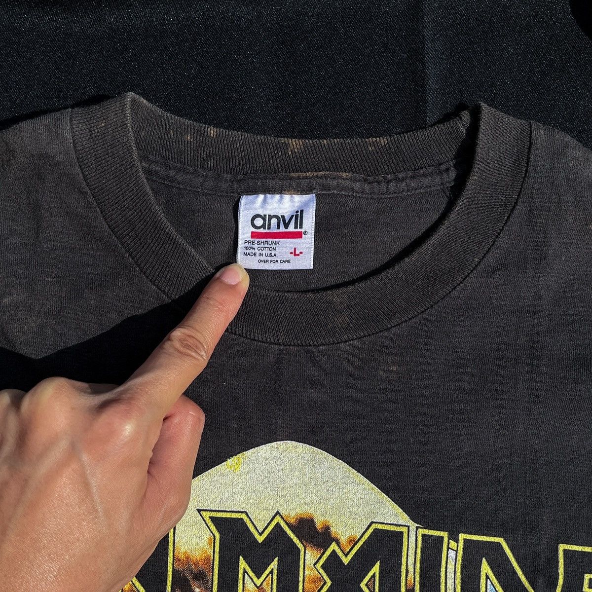 Band Tees Iron Maiden 1992 Size US L / EU 52-54 / 3 - 3 Thumbnail