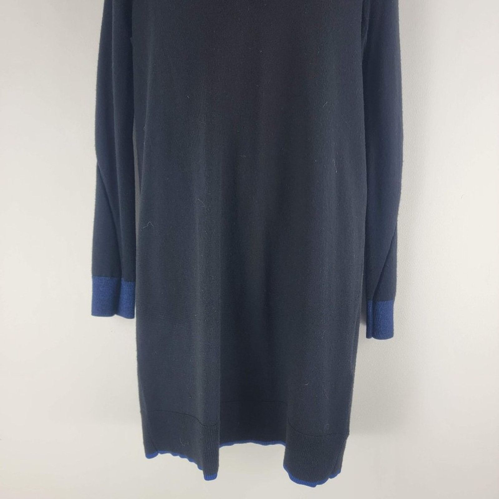 Rag & Bone Rag & Bone Kendra V-neck Merino Sweater Dress Black XS Size XS / US 0-2 / IT 36-38 - 4 Thumbnail