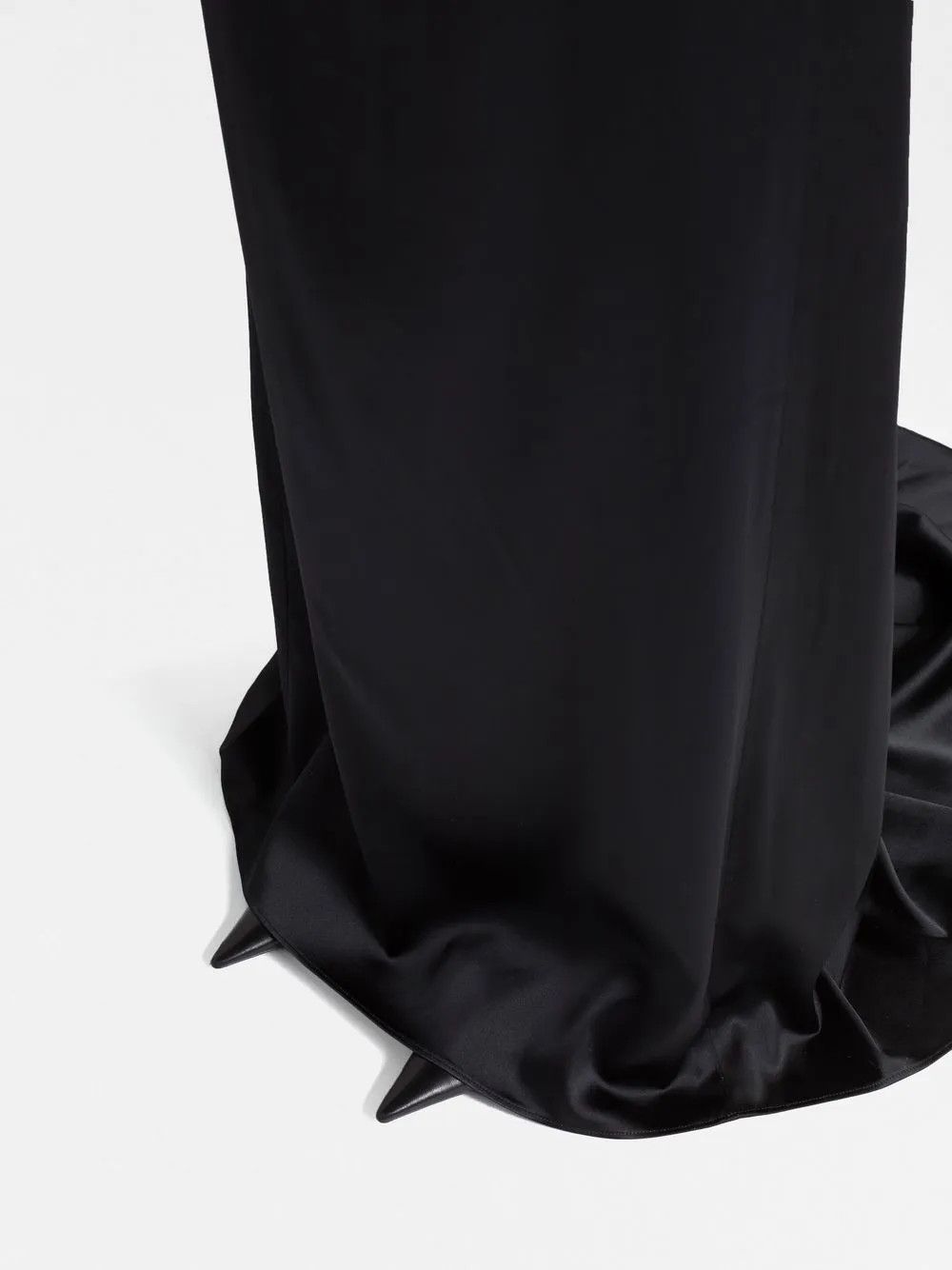 Balenciaga o1w1db10625 Maxi Skirt in Black Size 25" / US 0 / IT 36 - 5 Thumbnail