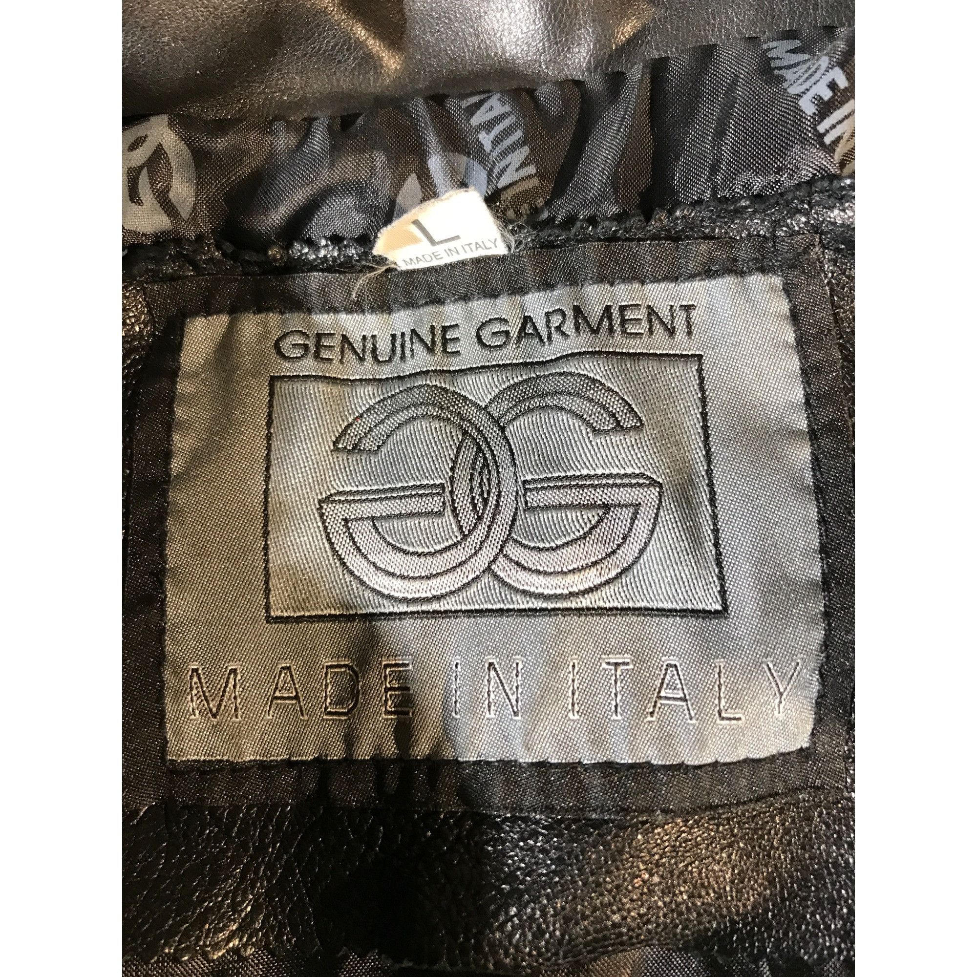 Vintage GG Genuine Garment Women's Blacks Button Leather Coat Size L / US 10 / IT 46 - 3 Thumbnail