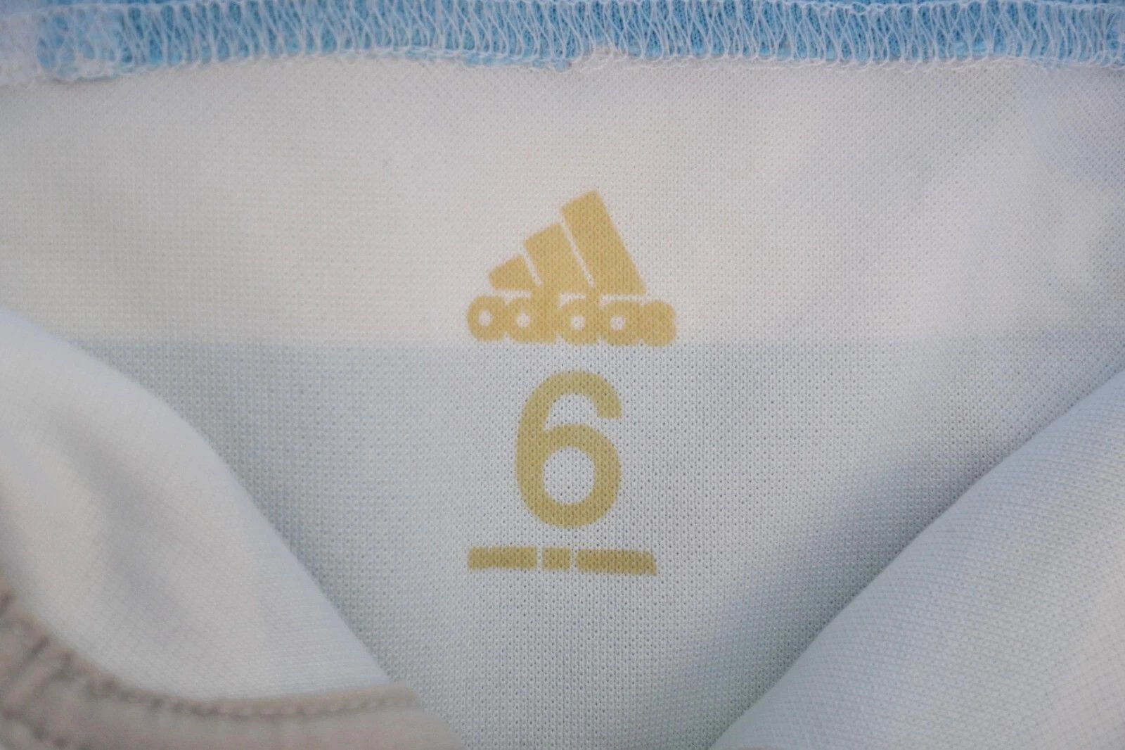 Adidas ARGENTINA 2007 RUGBY M(6) MATCH WORN ISSUE WORLD CUP #9 Size US M / EU 48-50 / 2 - 8 Thumbnail