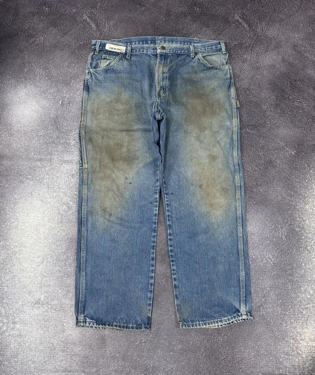 Dickies × Vintage Vintage Dickies Denim USA Blue Hype Baggy Jeans Size US 40 / EU 56 - 2 Thumbnail