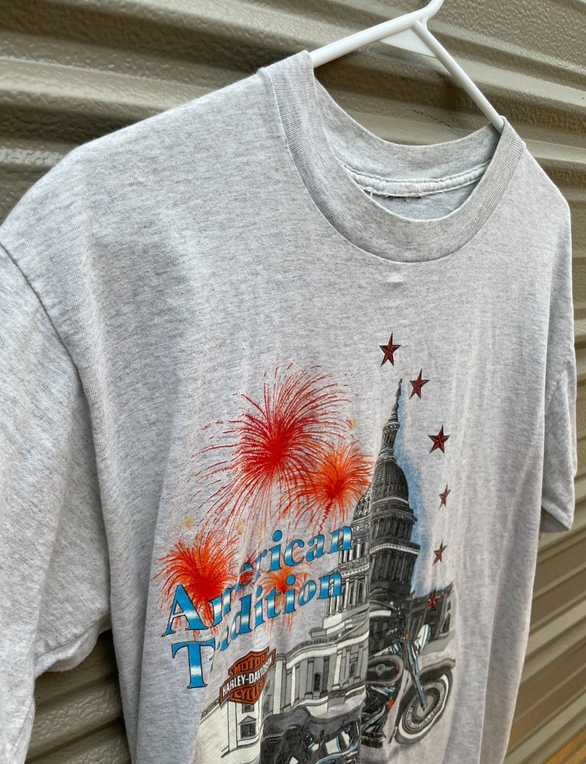 Harley Davidson Vintage 1995 Harley Davidson American Tradition Capitol Size US M / EU 48-50 / 2 - 8 Thumbnail