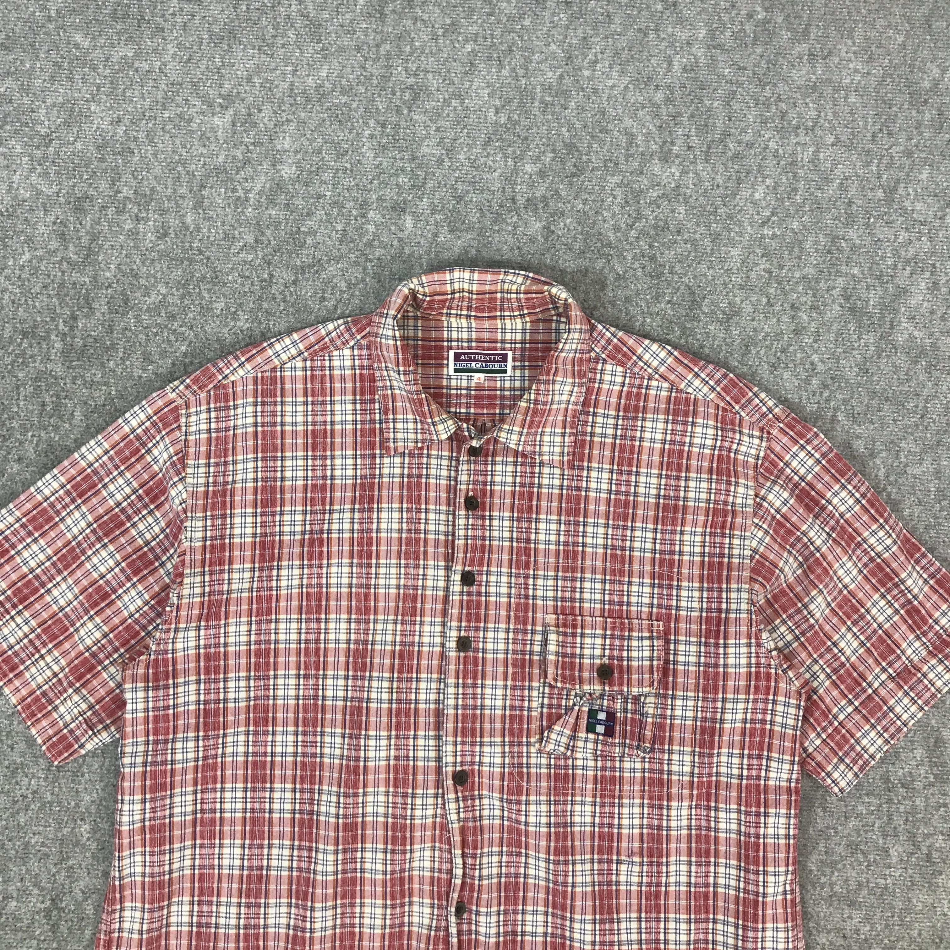Japanese Brand AUTHENTIC NIGEL CABOURN TARTAN DESIGN BUTTON UP SHIRTS Size US L / EU 52-54 / 3 - 3 Thumbnail
