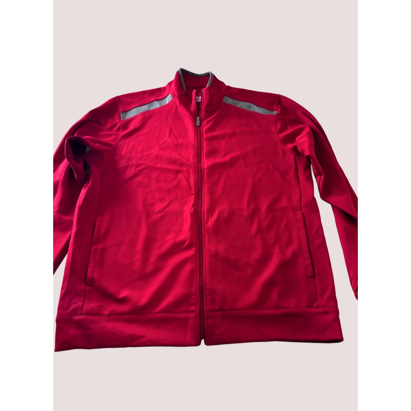 Vintage Antigua Embroidered Los Vaqueros Red Zippered Track SWEATER XL Size US XL / EU 56 / 4 - 1 Thumbnail