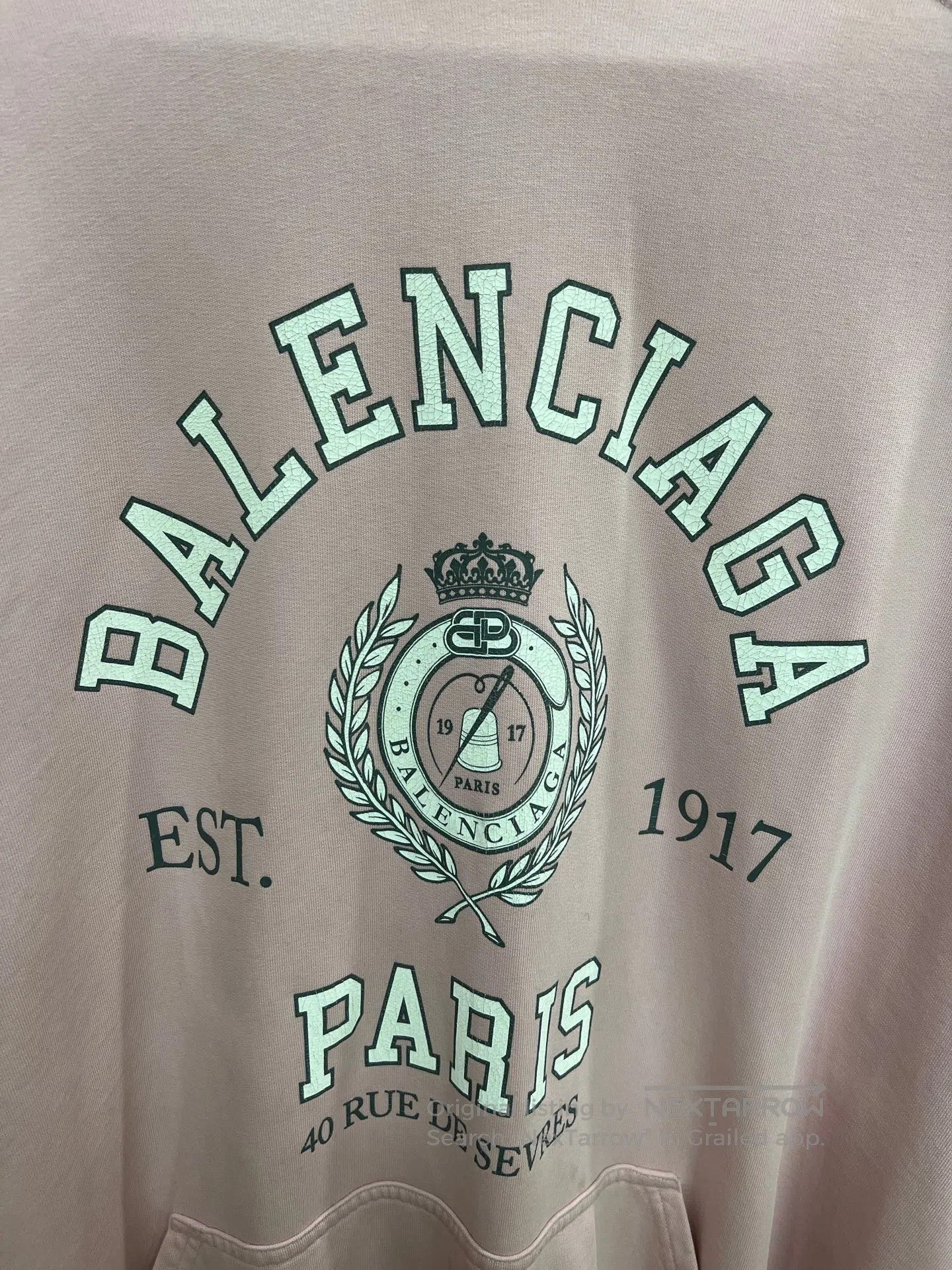 Balenciaga Balenciaga Pink Logo Hoodie| Size US M / EU 48-50 / 2 - 3 Thumbnail