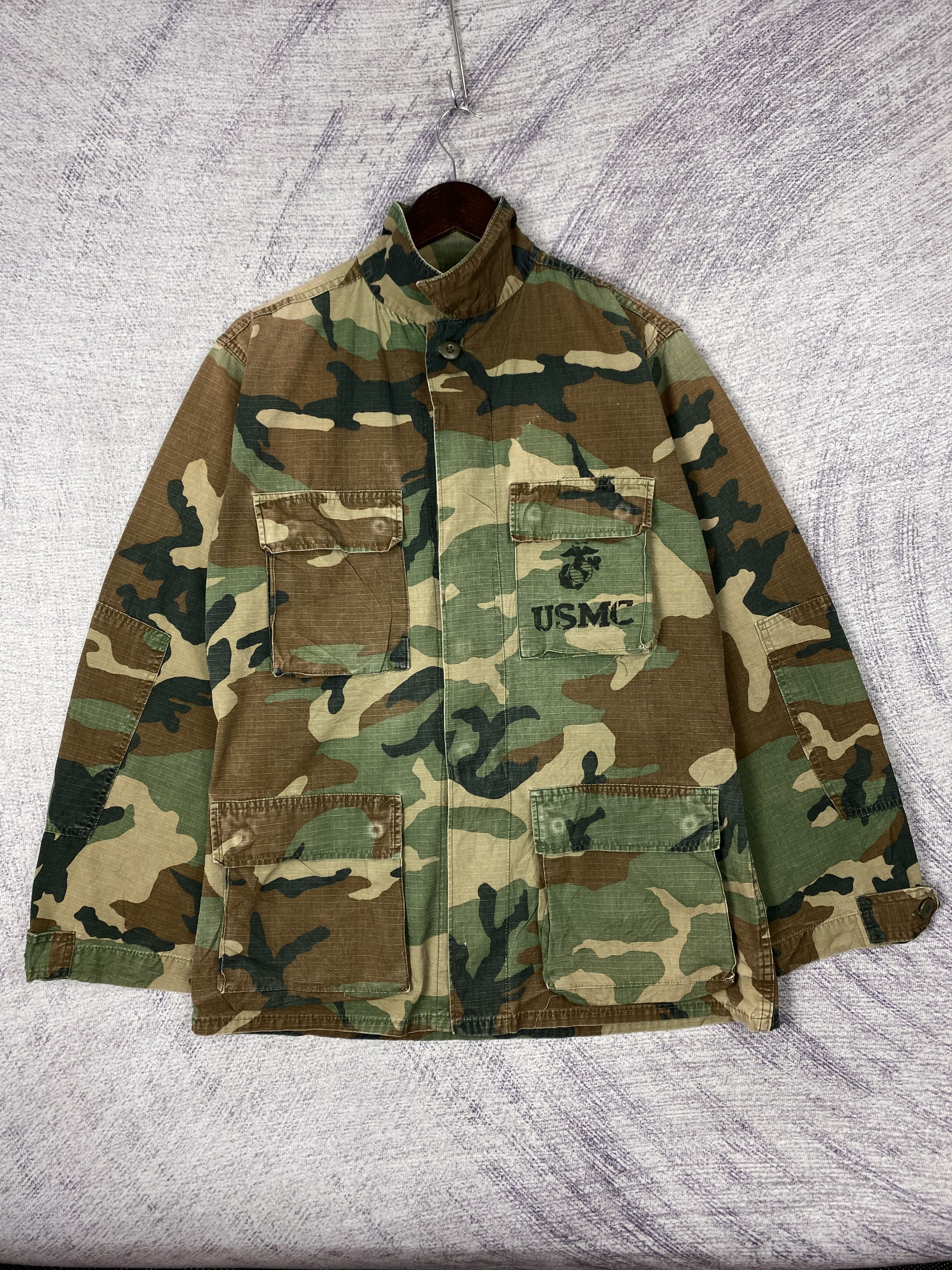 Vintage USMC Military Camo Jacket
