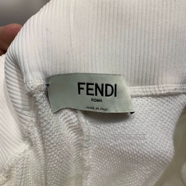 Fendi Fendi Side Logo Striped White Casual Sport Pants Size 26" / US 2 / IT 38 - 3 Thumbnail