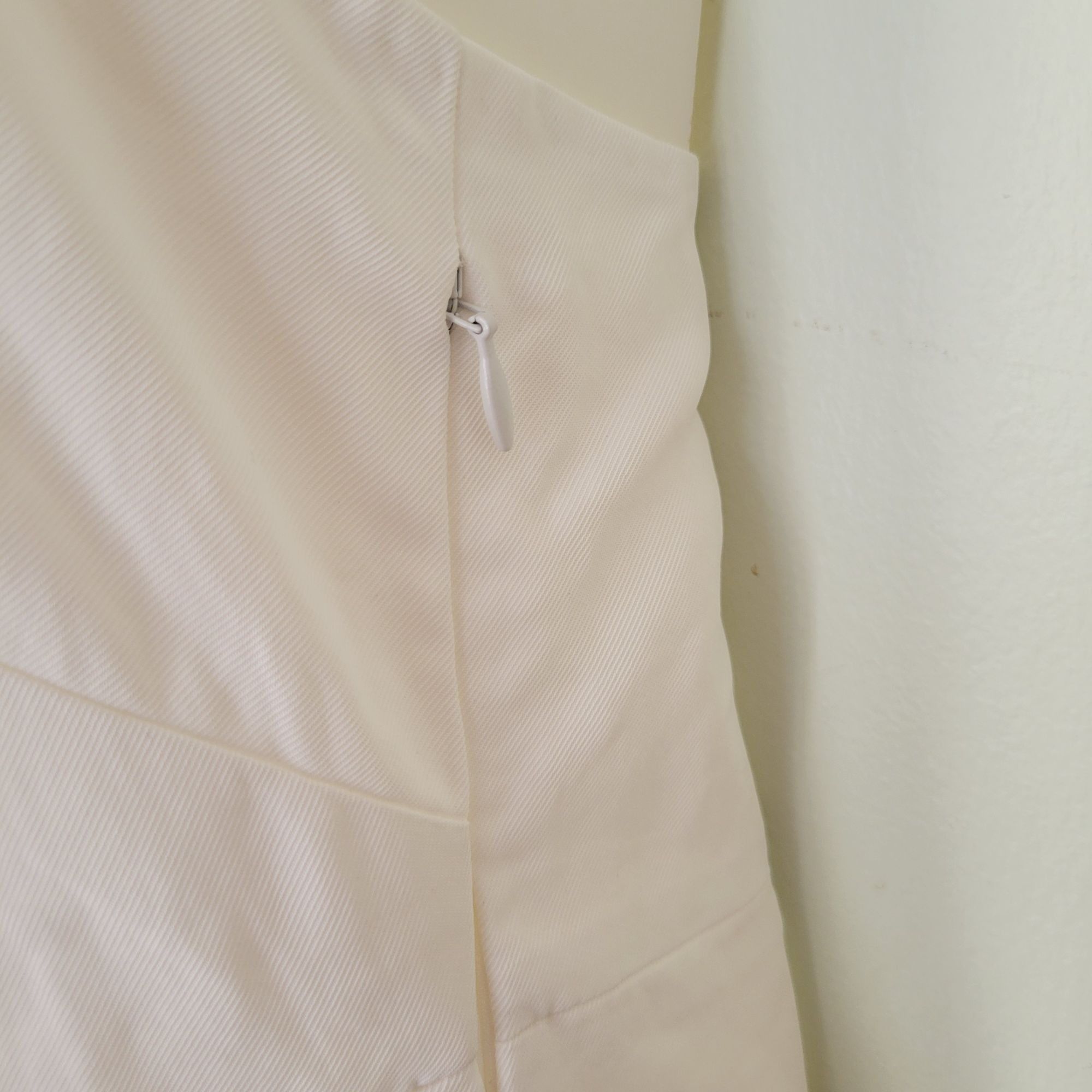 Everlane Everlane 14 White Midi Japanese GoWeave Cross Back Slip Dres Size XL / US 12-14 / IT 48-50 - 4 Thumbnail