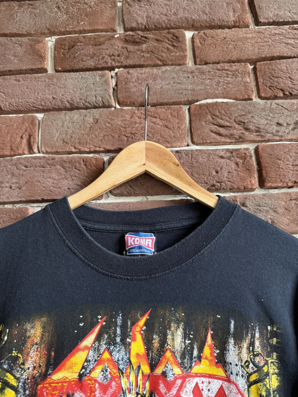 Band Tees Vintage 00s Sodom Thrash Metal Tour Band Tshirt L Black Size US L / EU 52-54 / 3 - 9 Thumbnail