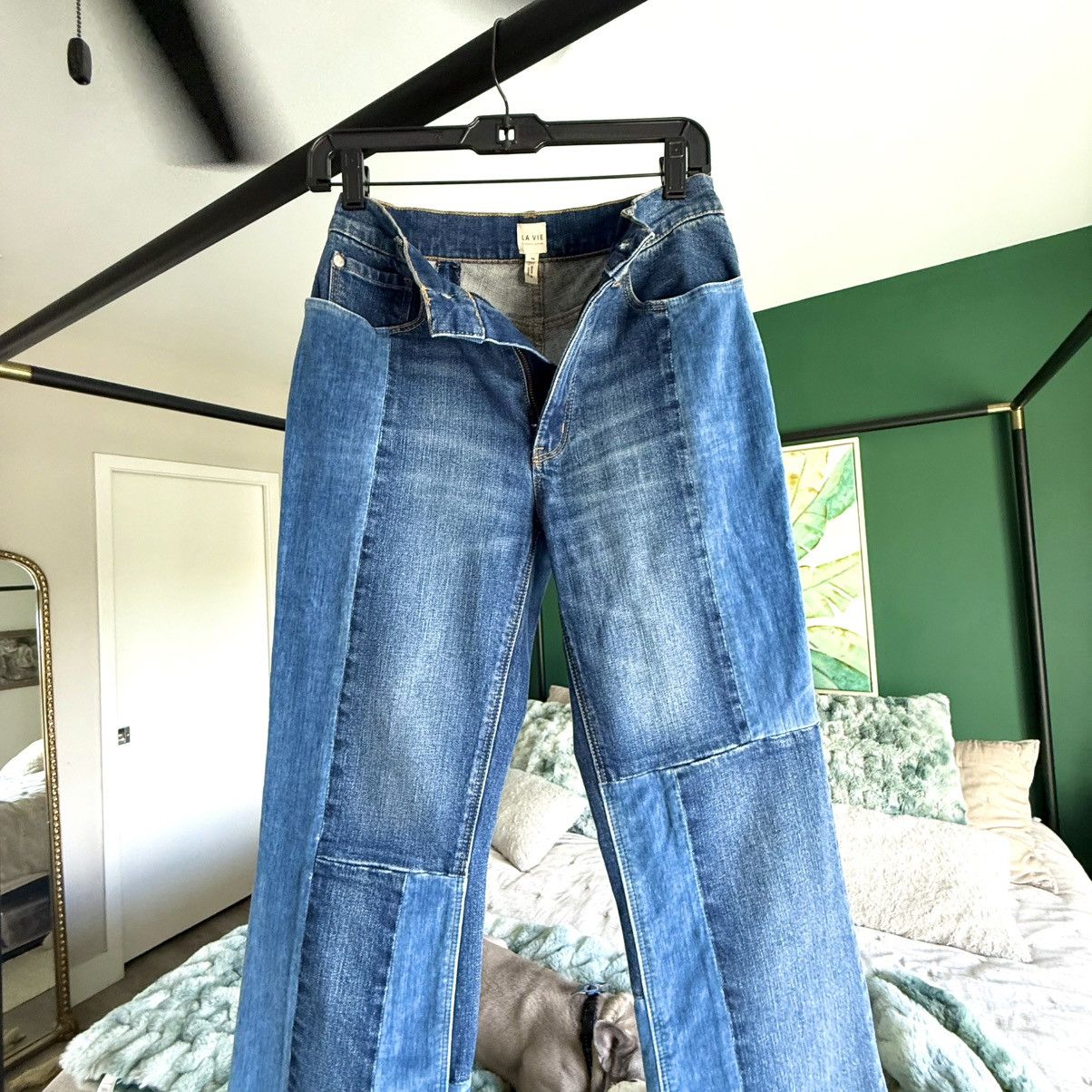 Rebecca Taylor La Vie Rebecca Taylor Patched Flare Jeans | Size 25 Size 25" / US 0 / IT 36 - 7 Thumbnail