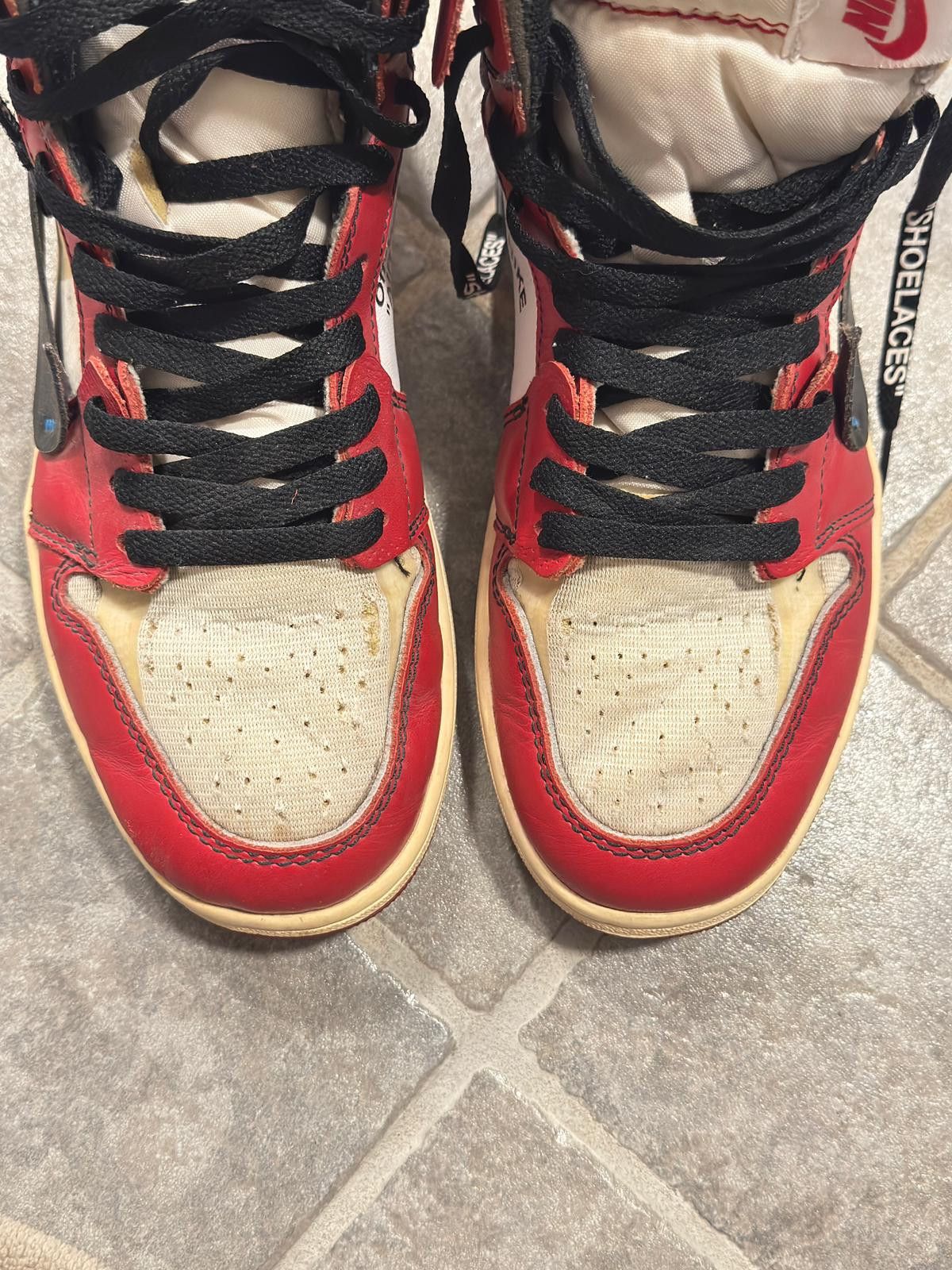 Jordan Brand × Off-White Off-White x Air Jordan 1 Retro High OG ‘Chicago’ Size US 8.5 / EU 41-42 - 19 Thumbnail