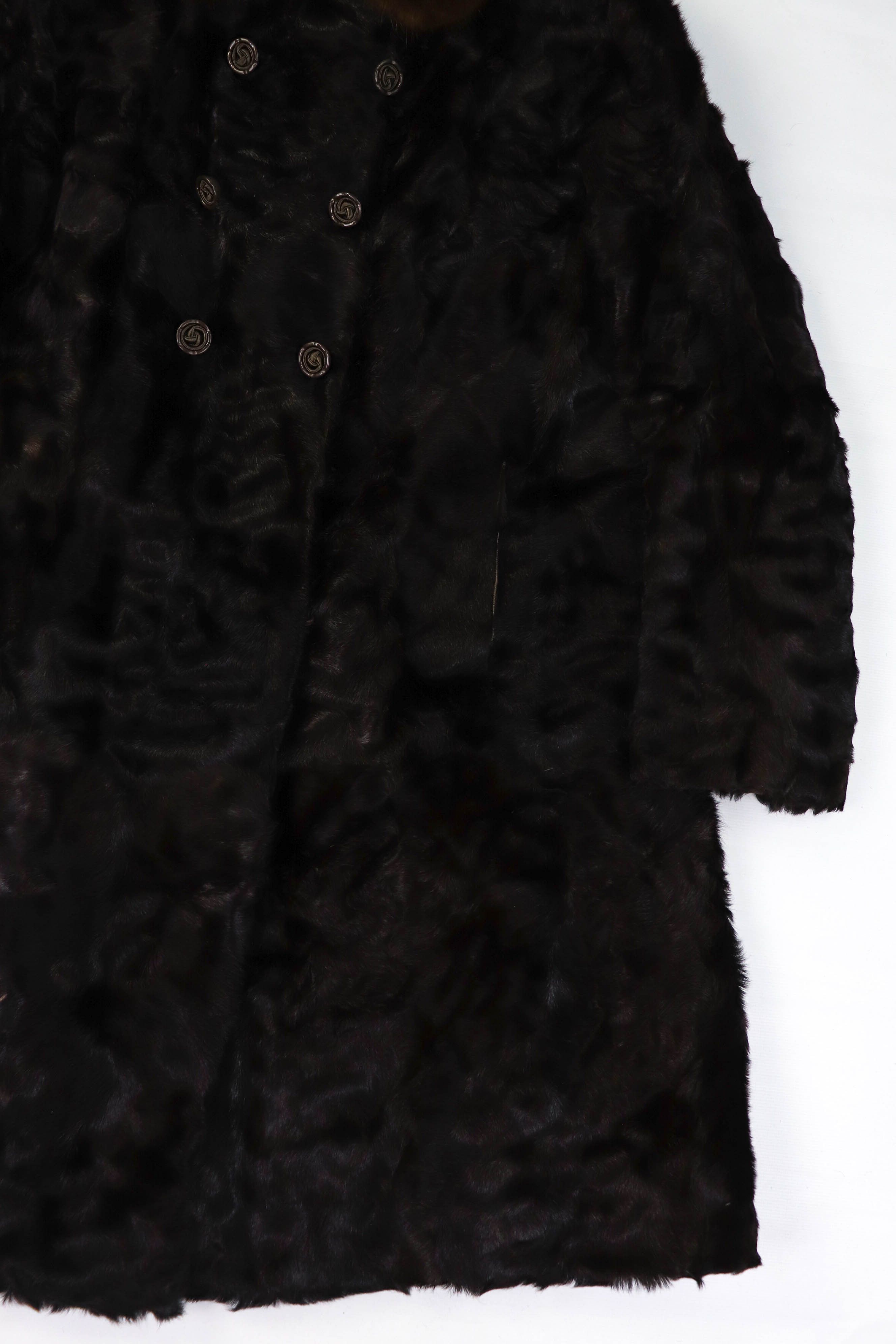 Vintage Vintage Jean Zigrand Fourrures Luxembourg Brown Fur Coat Size XL / US 12-14 / IT 48-50 - 8 Thumbnail