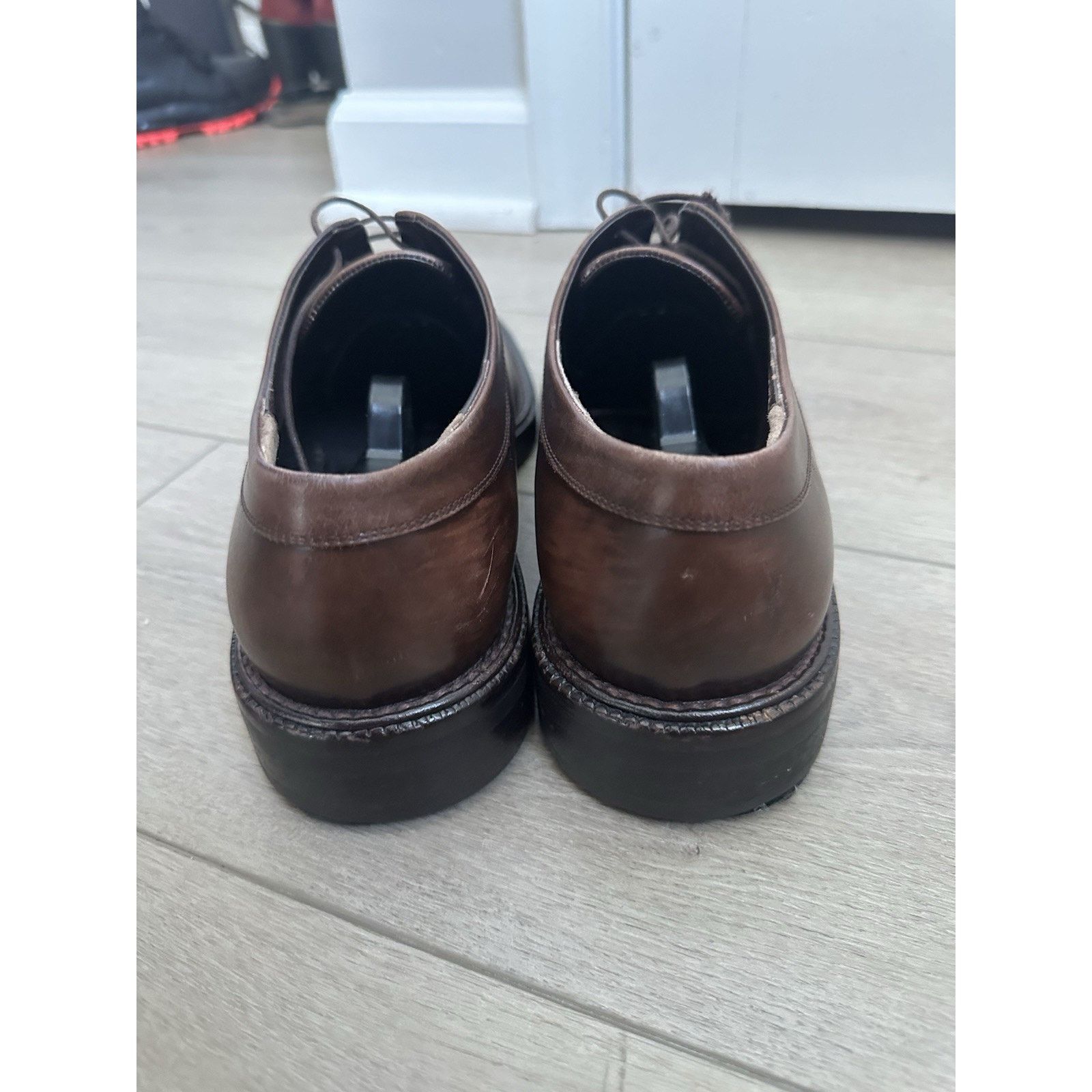 Salvatore Ferragamo Salvatore Ferragamo Mancini Lace Up Dress Shoes Size 8.5 D Size US 9 / EU 42 - 4 Thumbnail