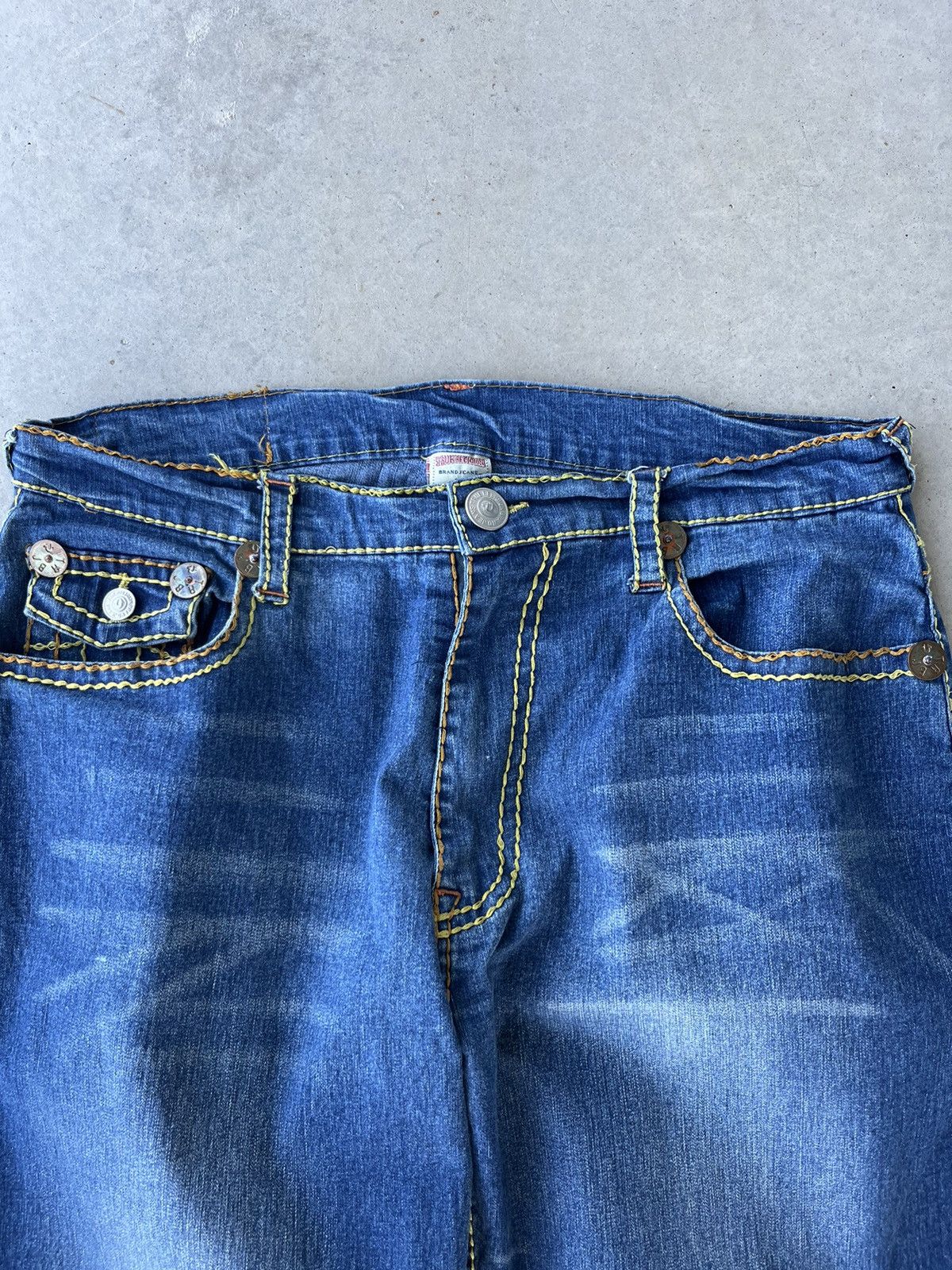 True Religion Vintage Y2K True Religion Baggy Denim Jeans Size US 36 / EU 52 - 4 Thumbnail