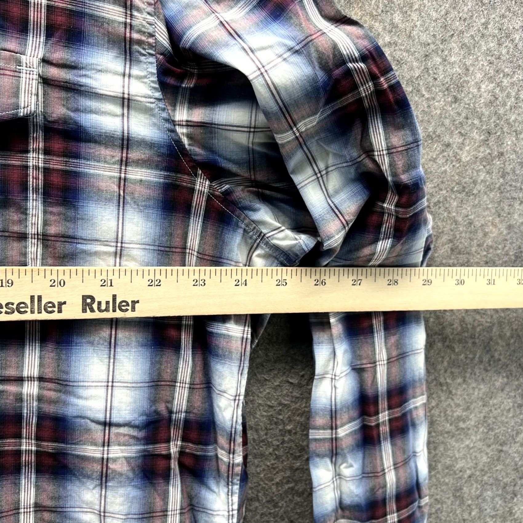 Banana Republic VINTAGE Banana Republic Shirt Men XL Red Blue Plaid Casual Button Down Vtg Size US XL / EU 56 / 4 - 3 Thumbnail