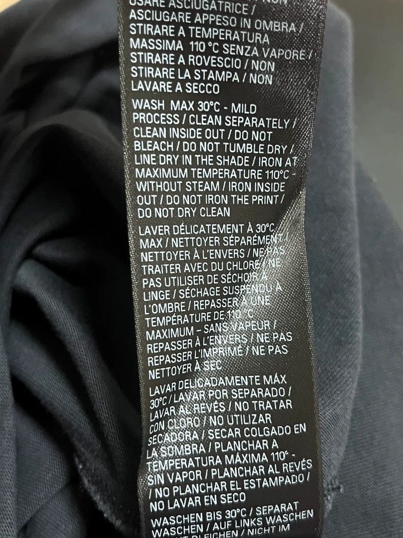 Balenciaga Balenciaga Black I love Paris slogan logo short sleeve Size US L / EU 52-54 / 3 - 7 Thumbnail