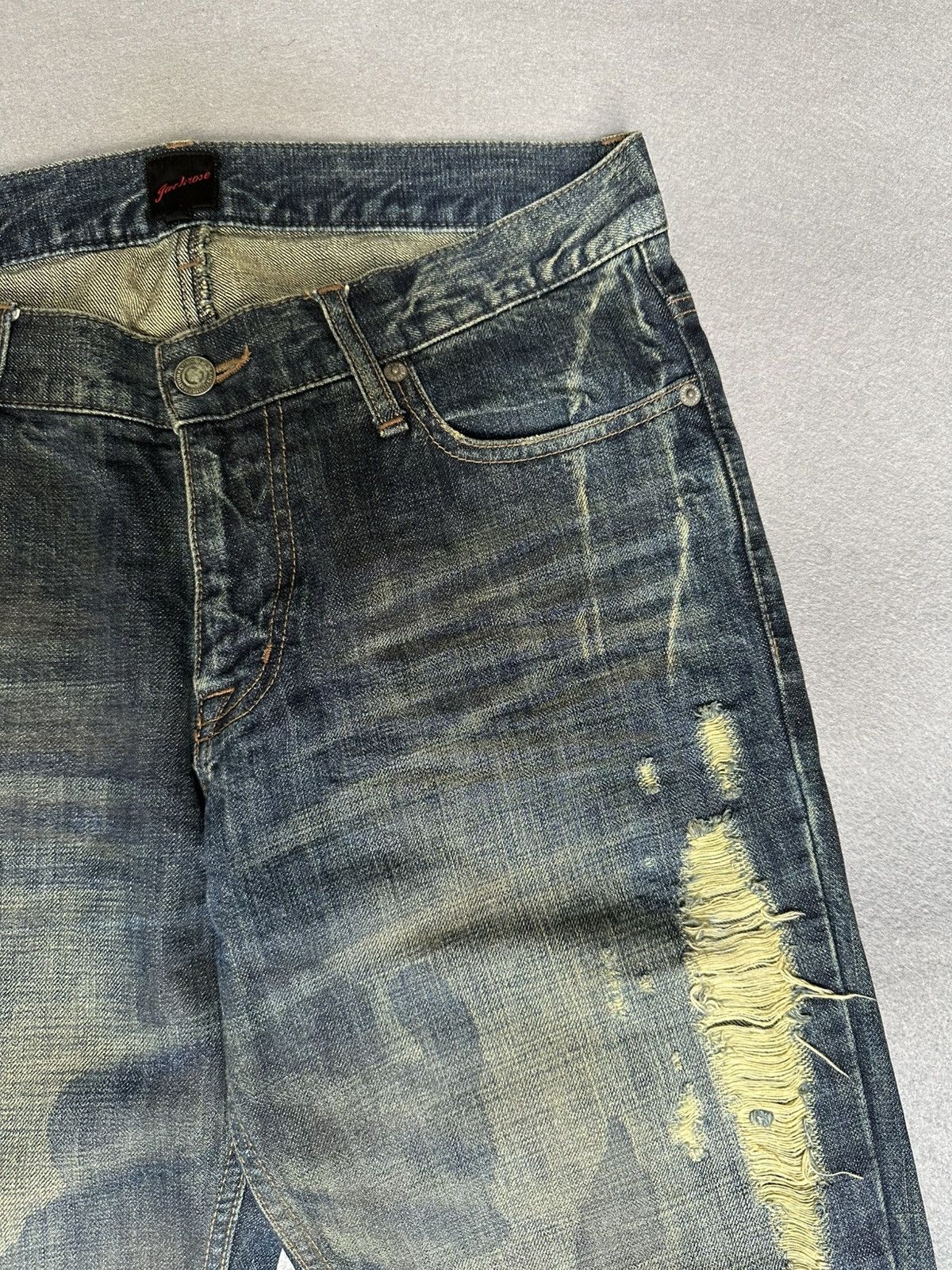 JACKROSE Jack Rose Japan Distressed Denim Size US 32 / EU 48 - 10 Thumbnail