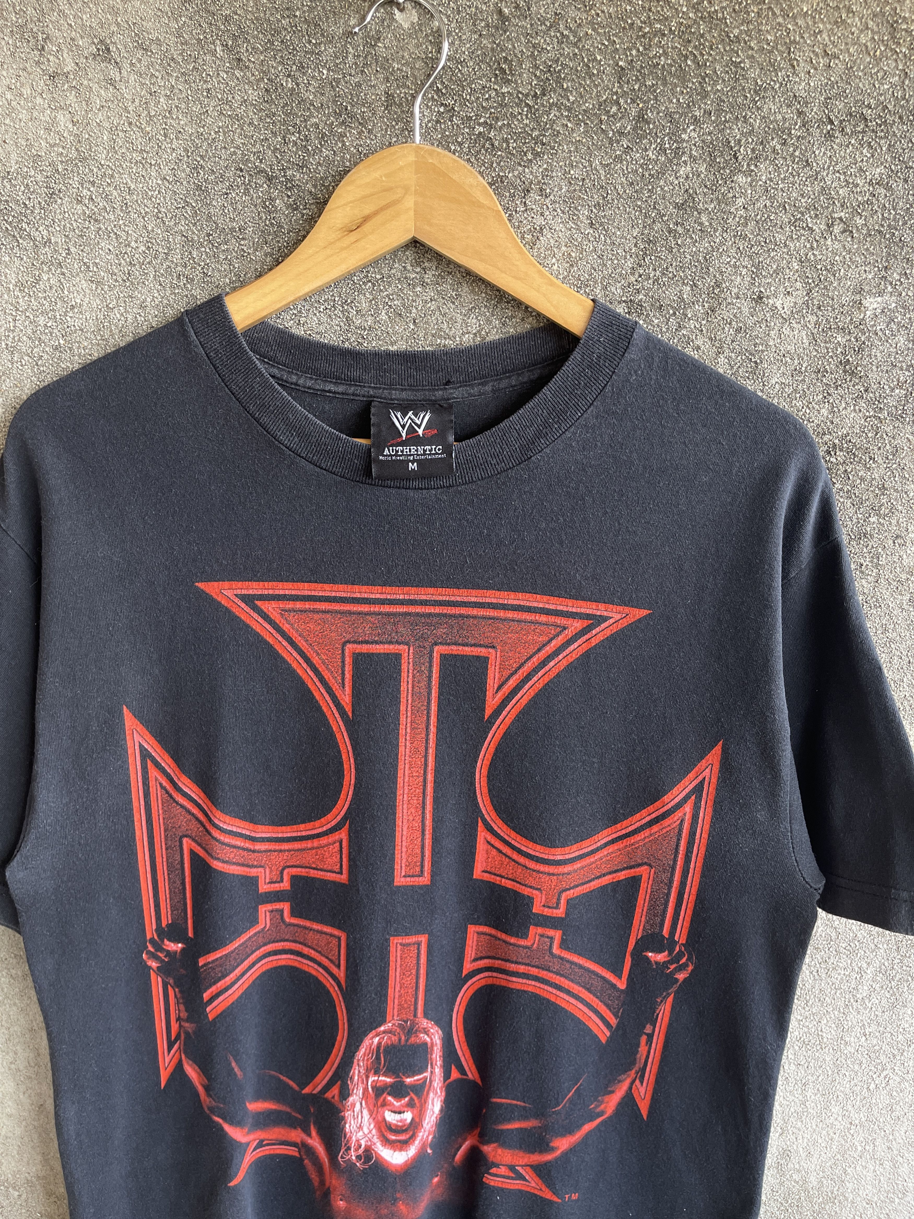 WWE Vintage’y2k🔥WWE TRIPLE H Wrestling🔥Big Prints Sun Faded Tee Size US M / EU 48-50 / 2 - 3 Thumbnail