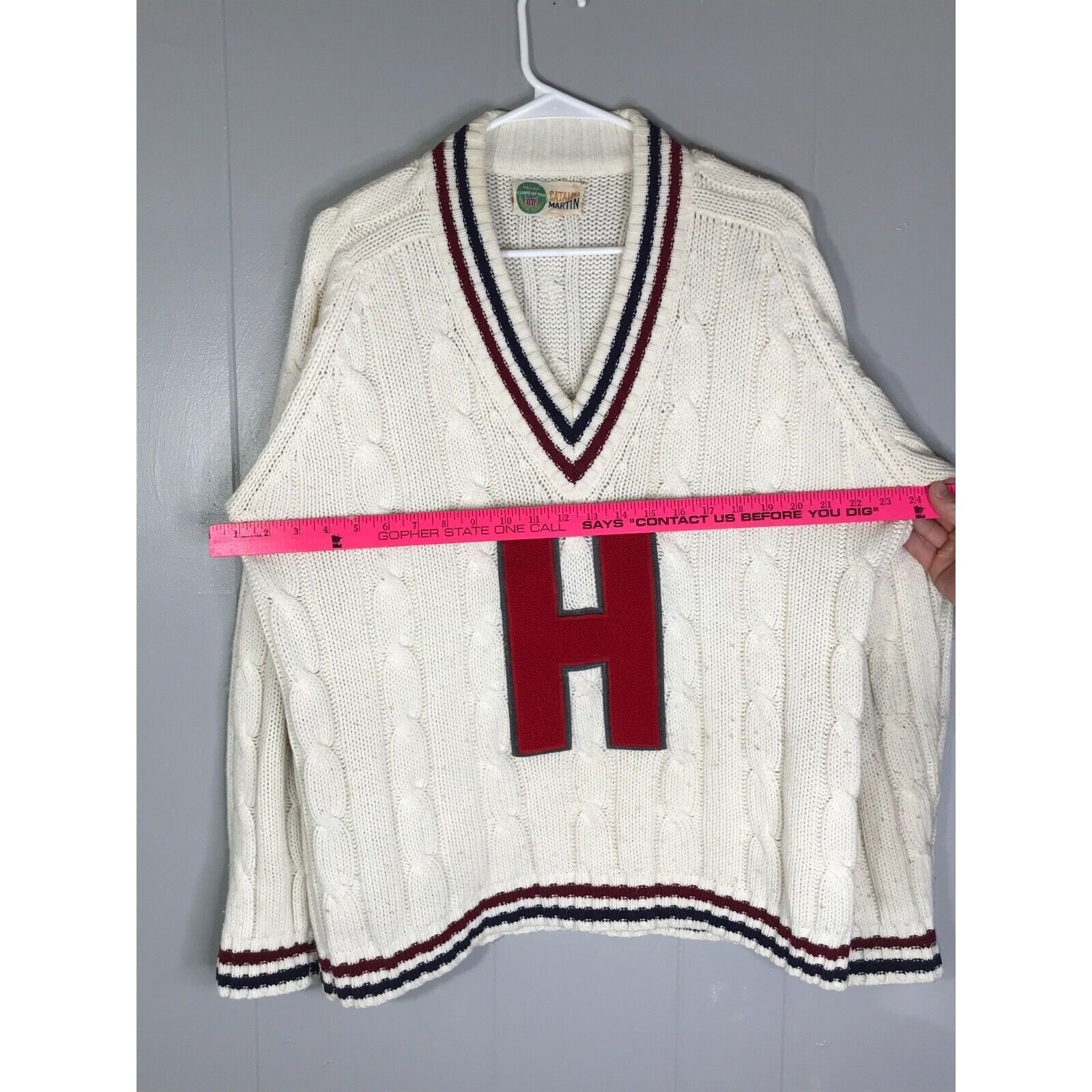Catalina × Vintage Vintage Catalina Martin Men's Wool Sweater Sz XL US Davis Cu Size US XL / EU 56 / 4 - 5 Thumbnail
