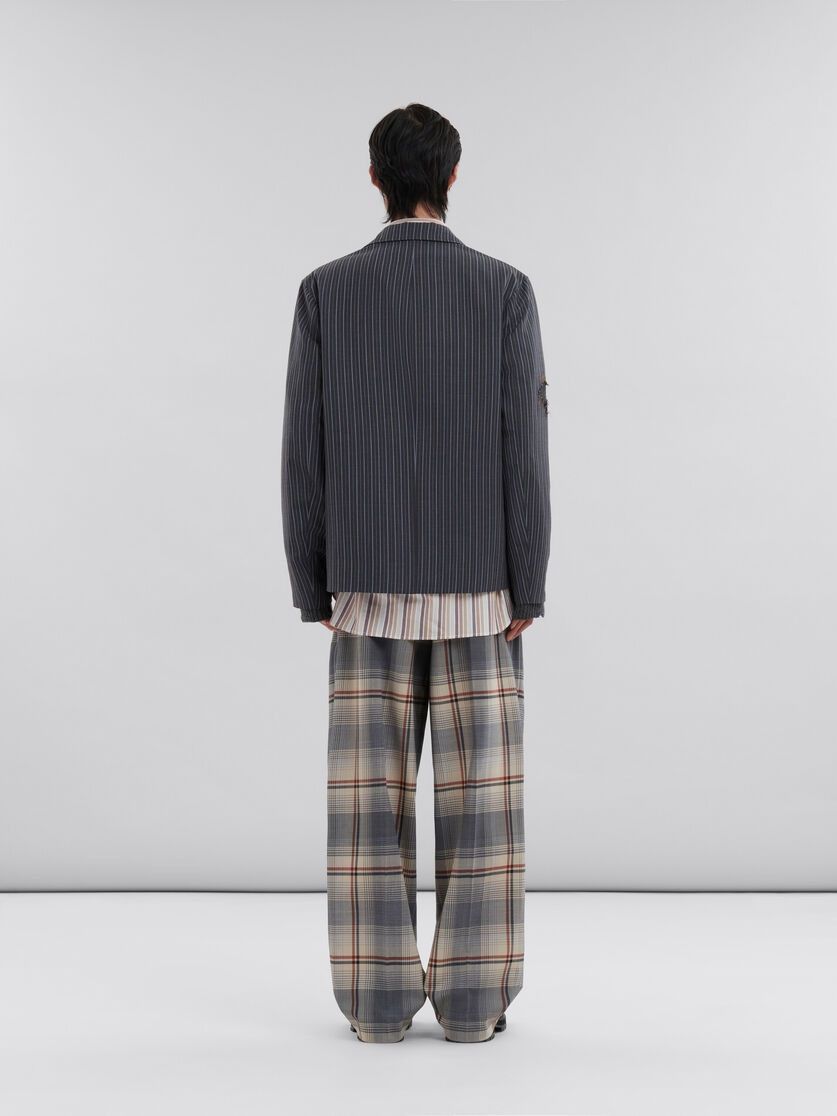 Marni o1w1db11125 Striped Jacket in Black Size US L / EU 52-54 / 3 - 3 Thumbnail