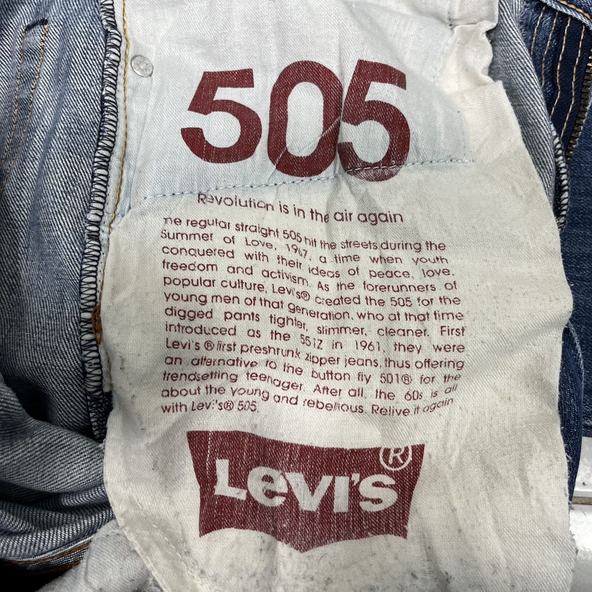 Levi's Vintage Levis 505 Distressed Denim Jeans Size US 32 / EU 48 - 20 Thumbnail